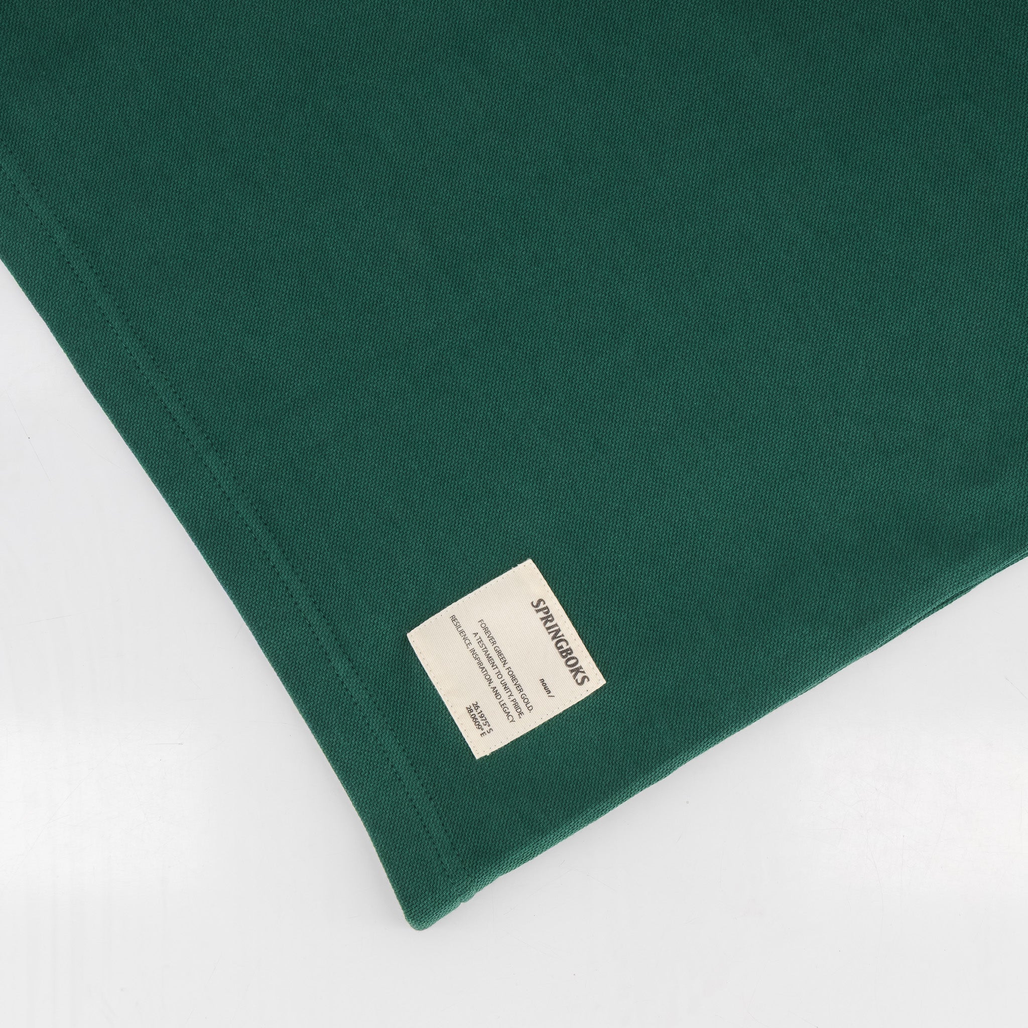 Springboks SML EMB LS Polo - OS Green - Old School