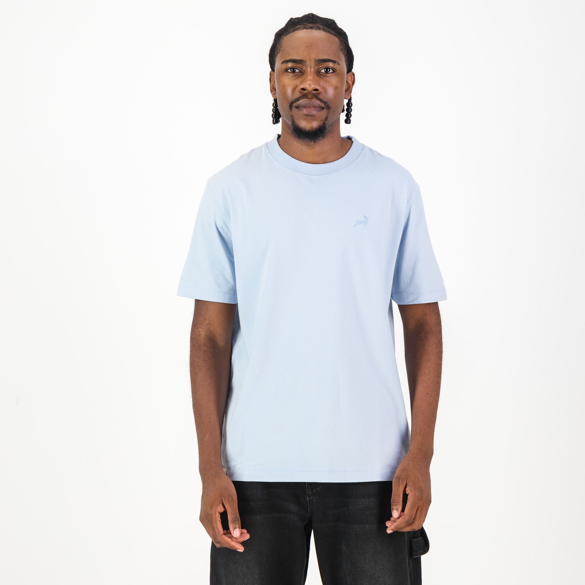Springboks Tonal SML EMB Bok Crew Tee - Skyway - Old School