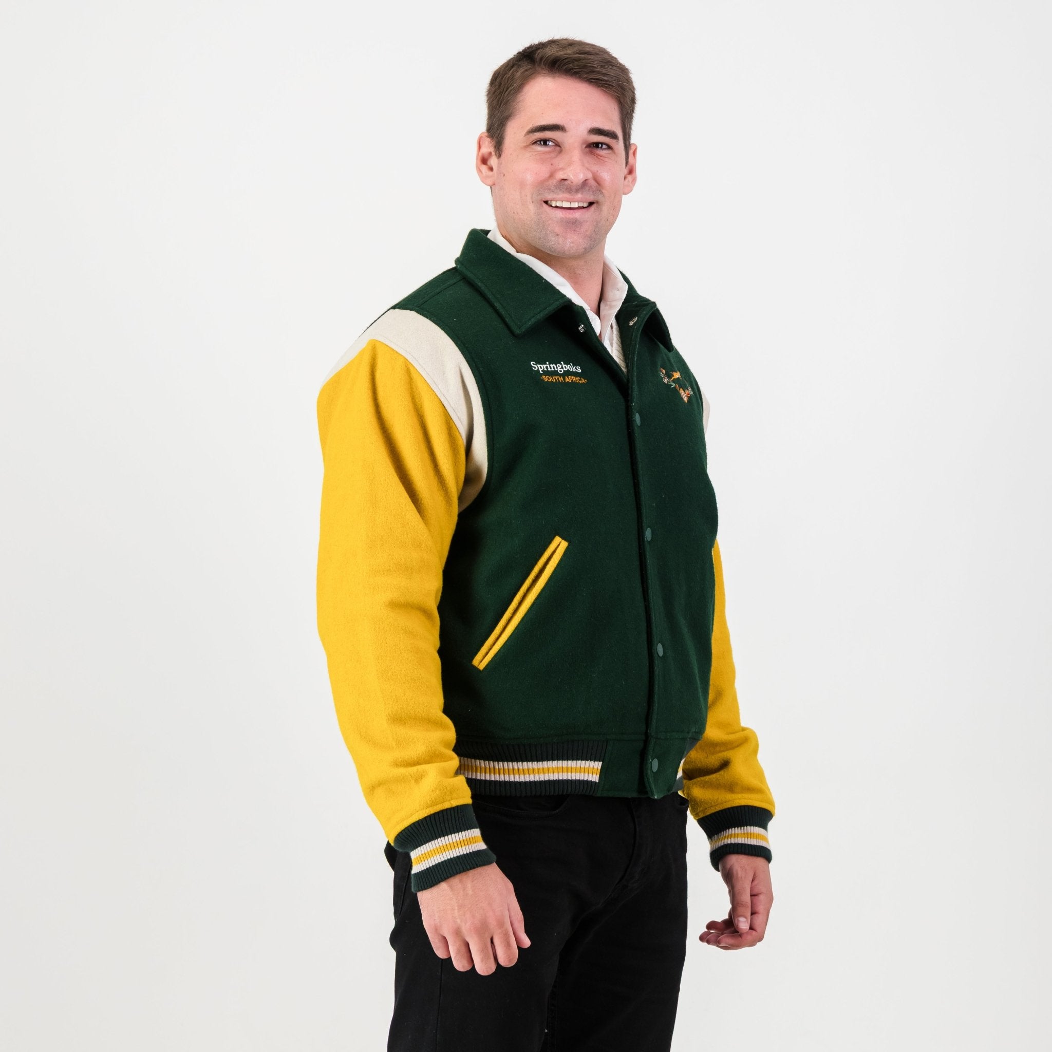 Springboks Wool Bomber Jacket - Old School