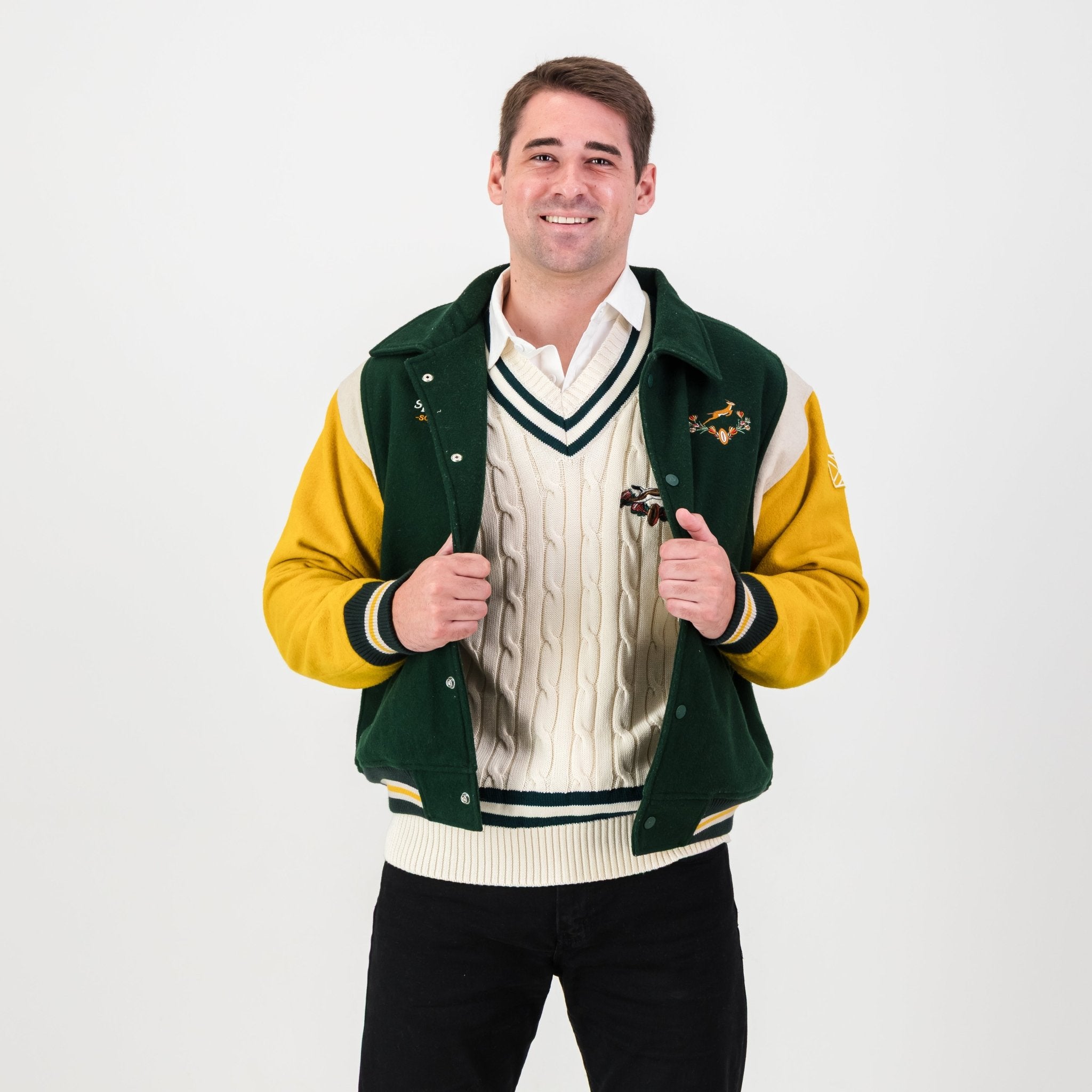 Springboks Wool Bomber Jacket - Old School