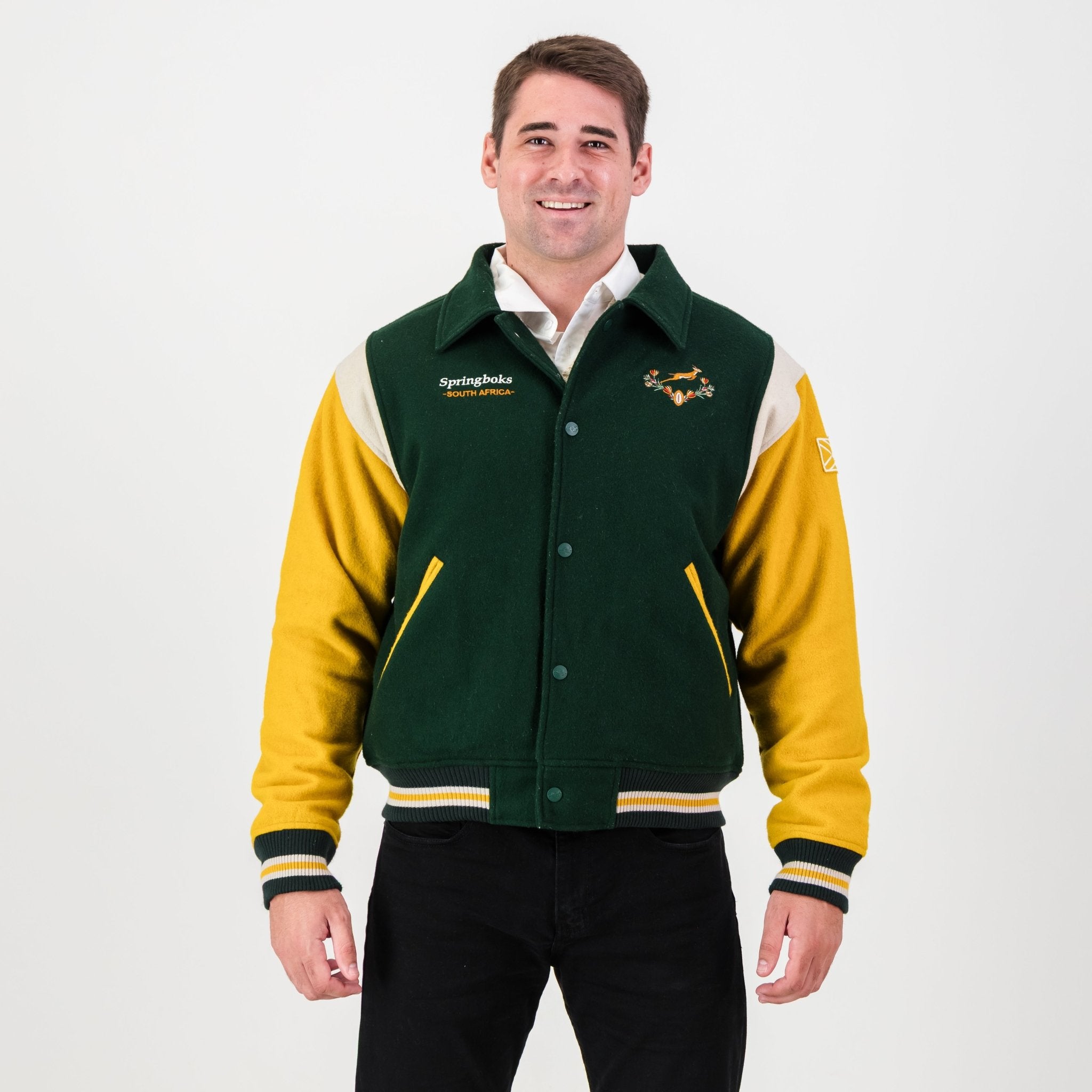 Springboks Wool Bomber Jacket - Old School