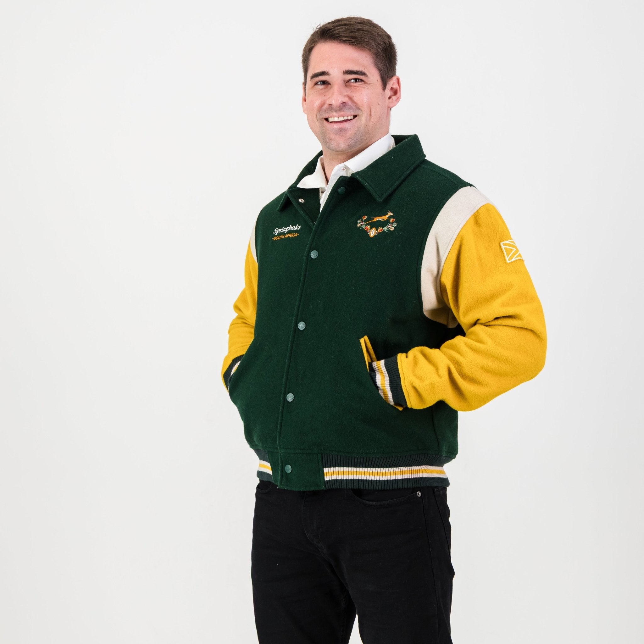 Springboks Wool Bomber Jacket - Old School