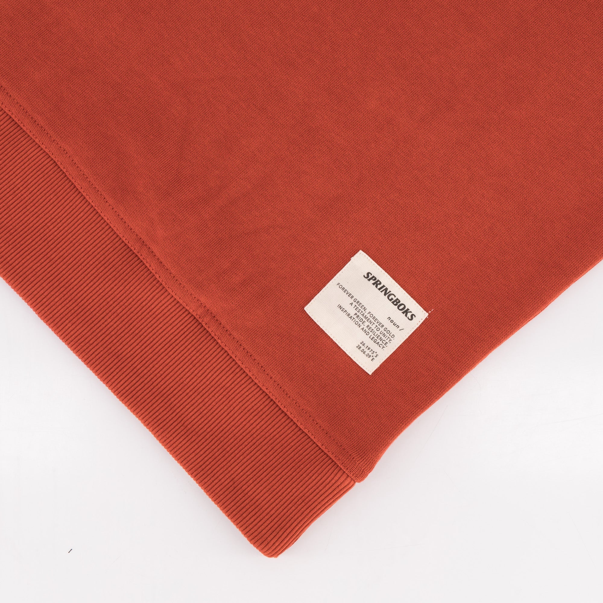 Springboks Word Crew Sweat - Rooibos - Old School