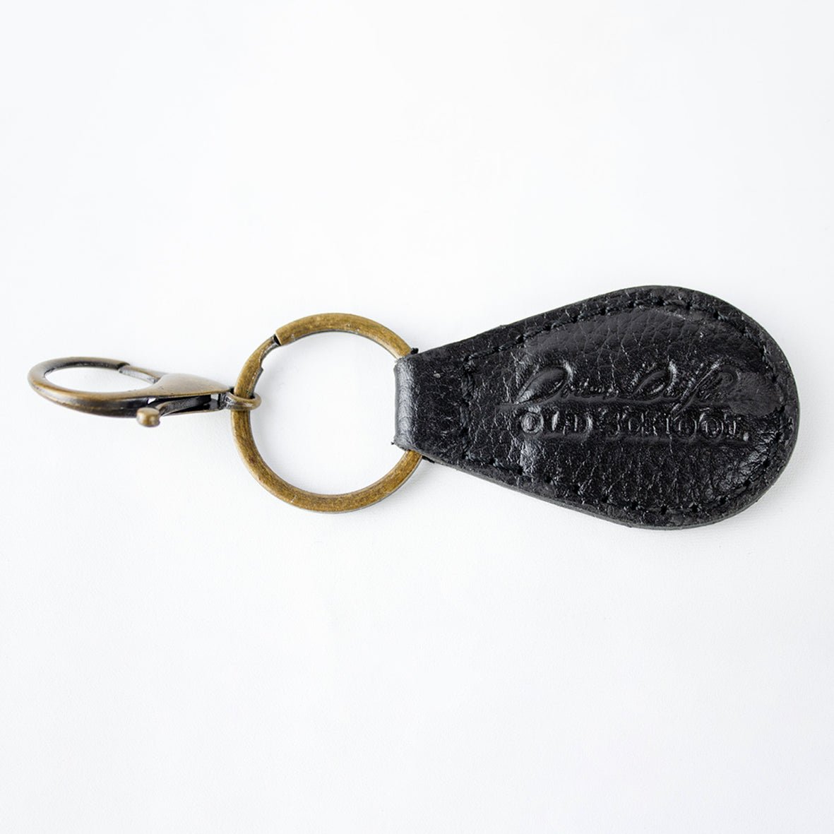Stillknocks Leather Key Ring - Black - Old School