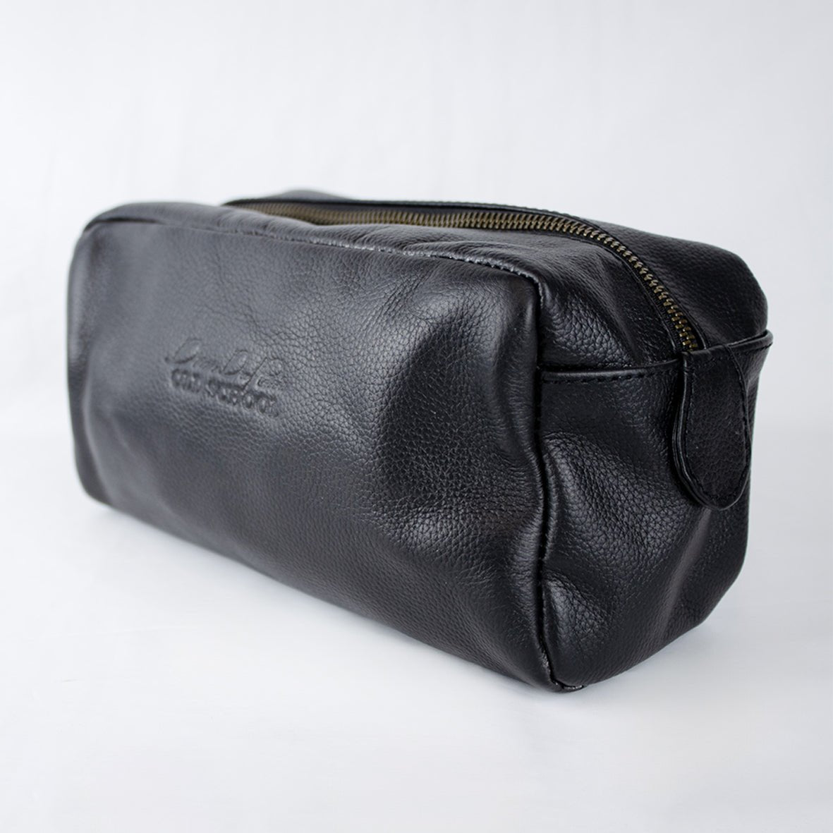 Stillknocks Leather Vanity Bag - Black - Old School