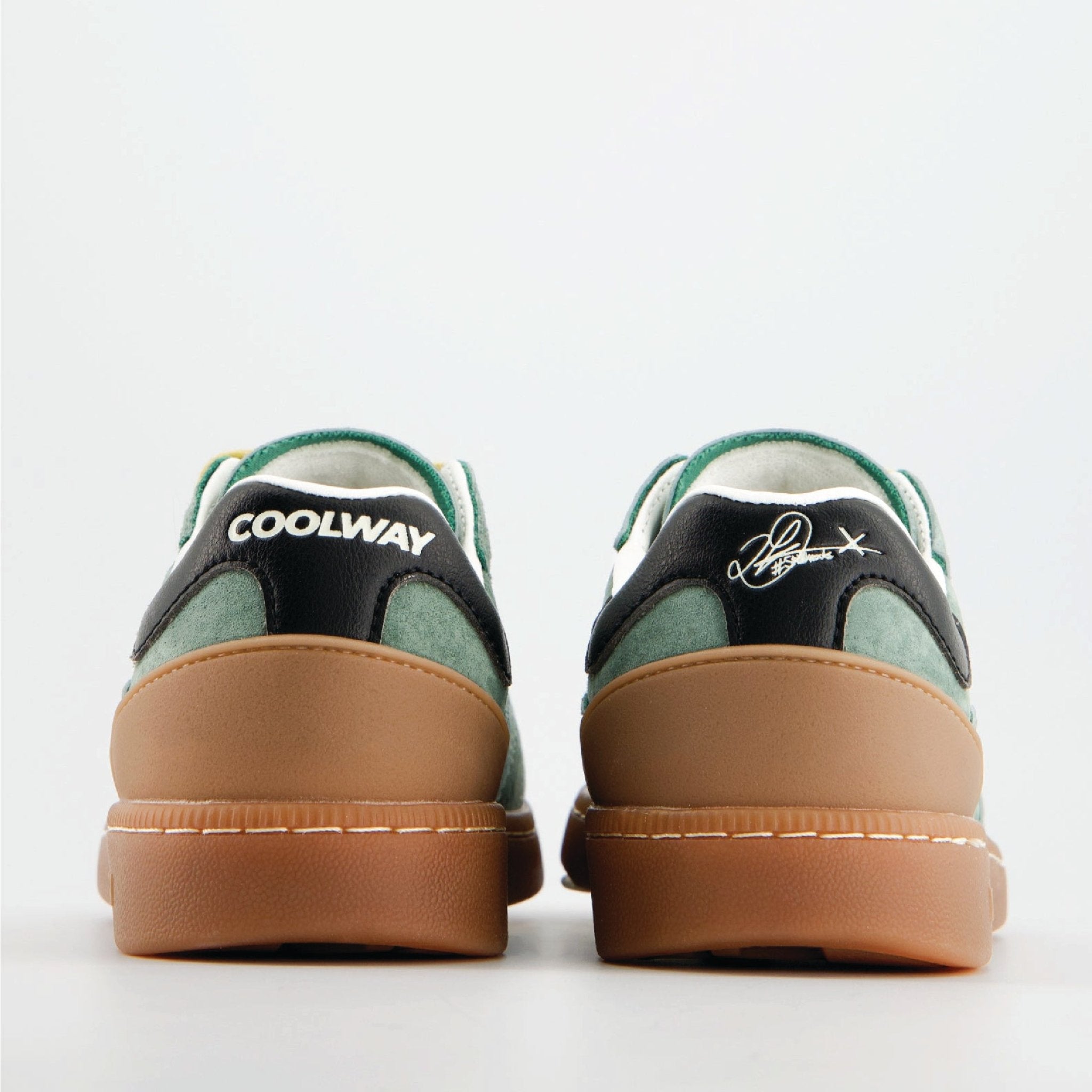 Stillknocks X Coolway X Old School Sneaker - Forest Green - Old School