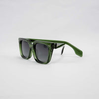 Rectangular Green Frame with Polarized Lenses - OS Sunglasses - Old School SA