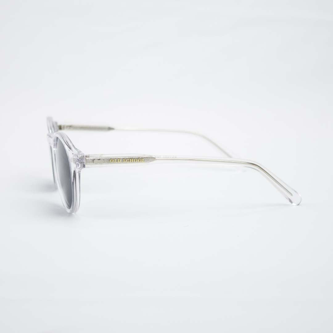 Round Clear Frame with Polarized Lenses - OS Sunglasses - Old School SA