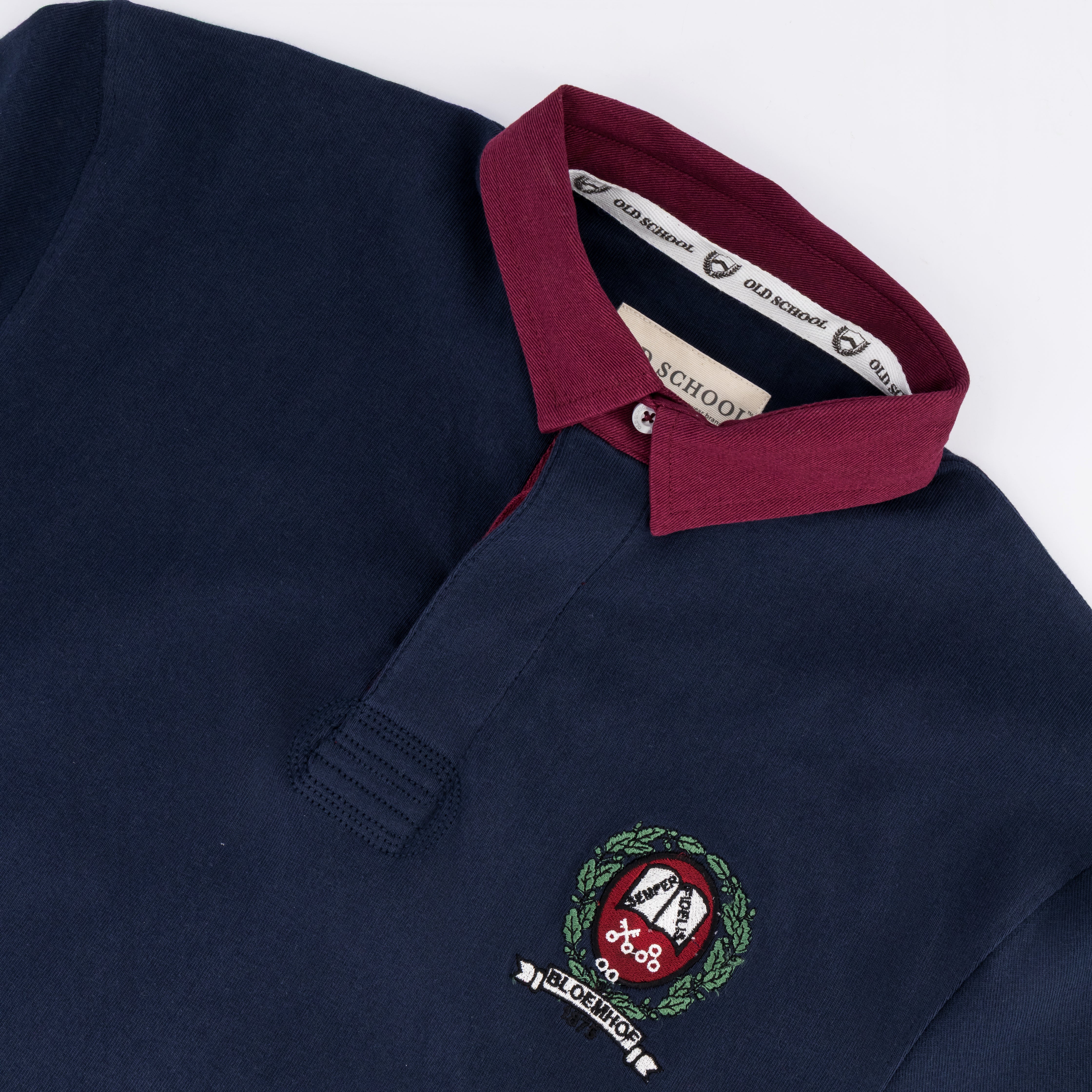 Bloemhof Girls High School LS Rugby Jersey-Navy