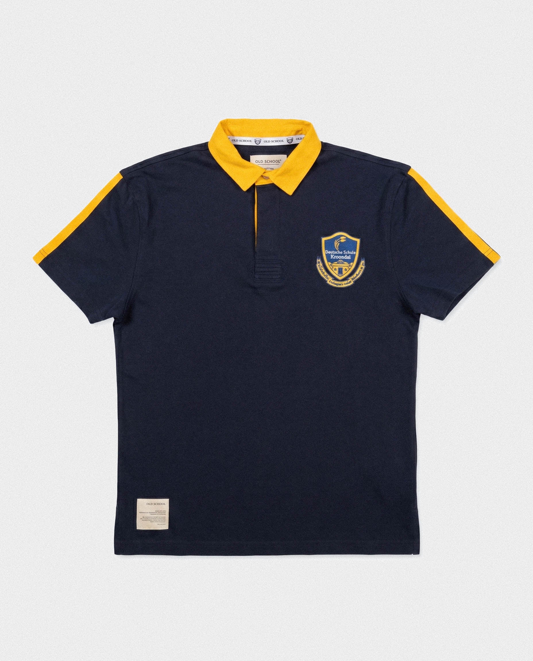 Schools Deutsche Schule Kroondal Short Sleeve Rugby Jersey Cut & Sew Navy