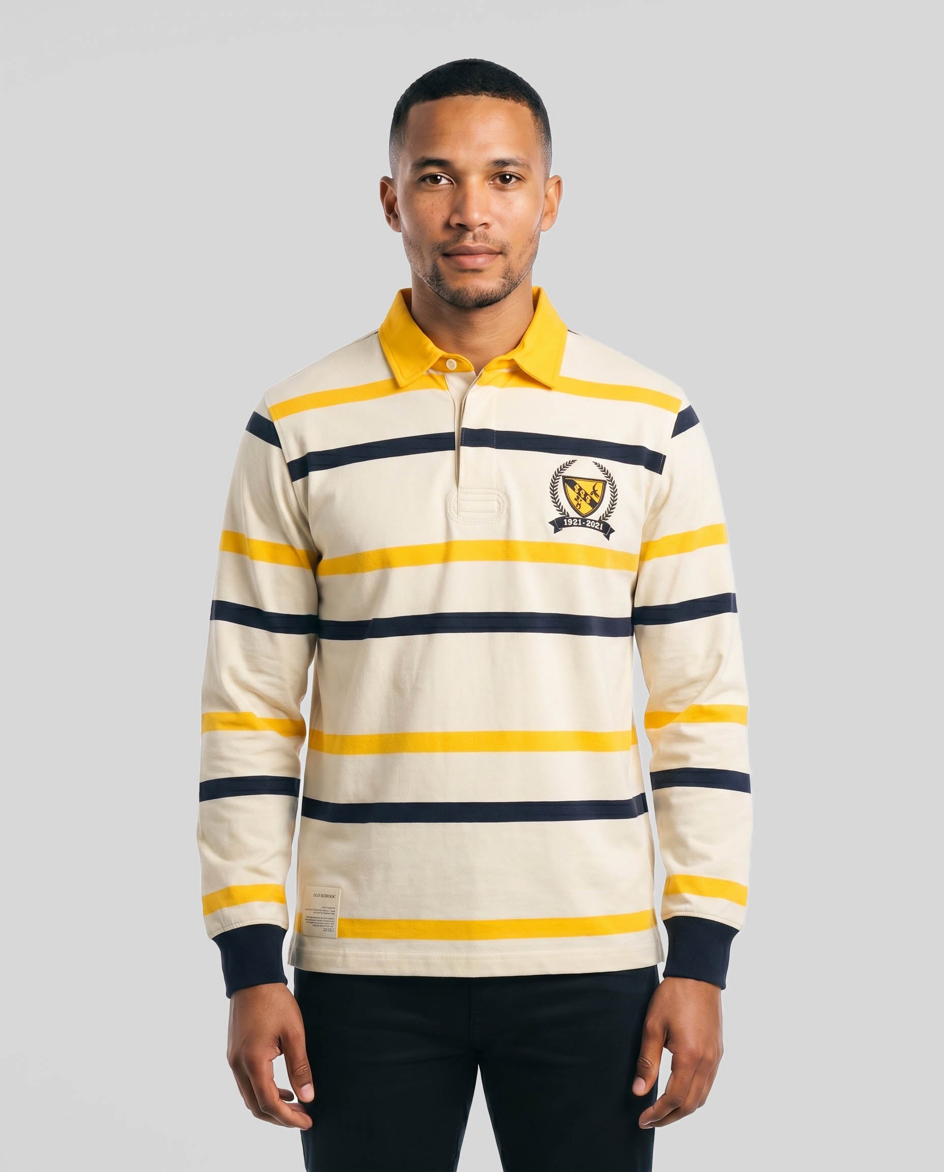 Schools Hoerskool Standerton  Long Sleeve Rugby Jersey Yarn Dye Mixed