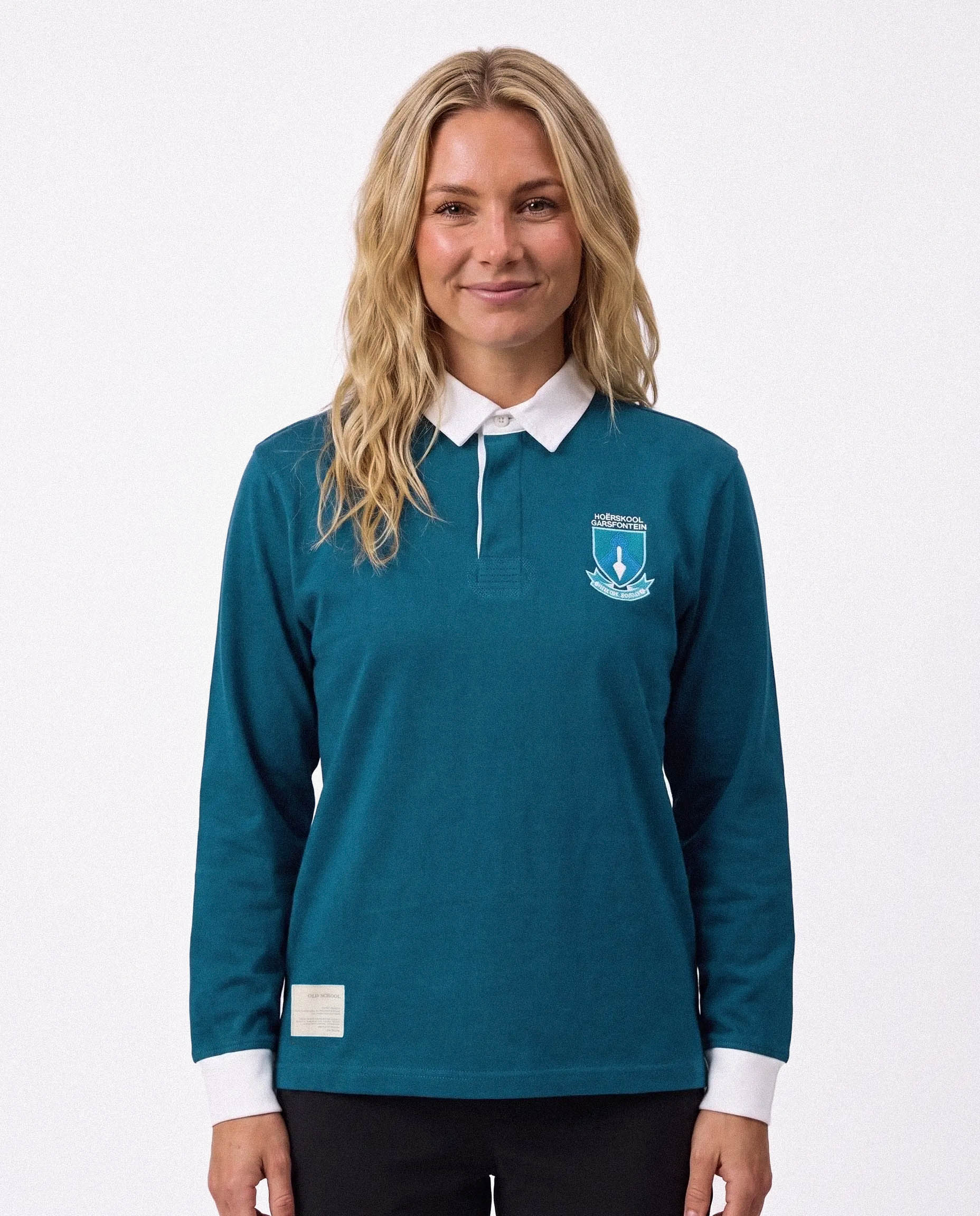 Schools Garsfontein Long Sleeve Rugby Jersey Plain Blue