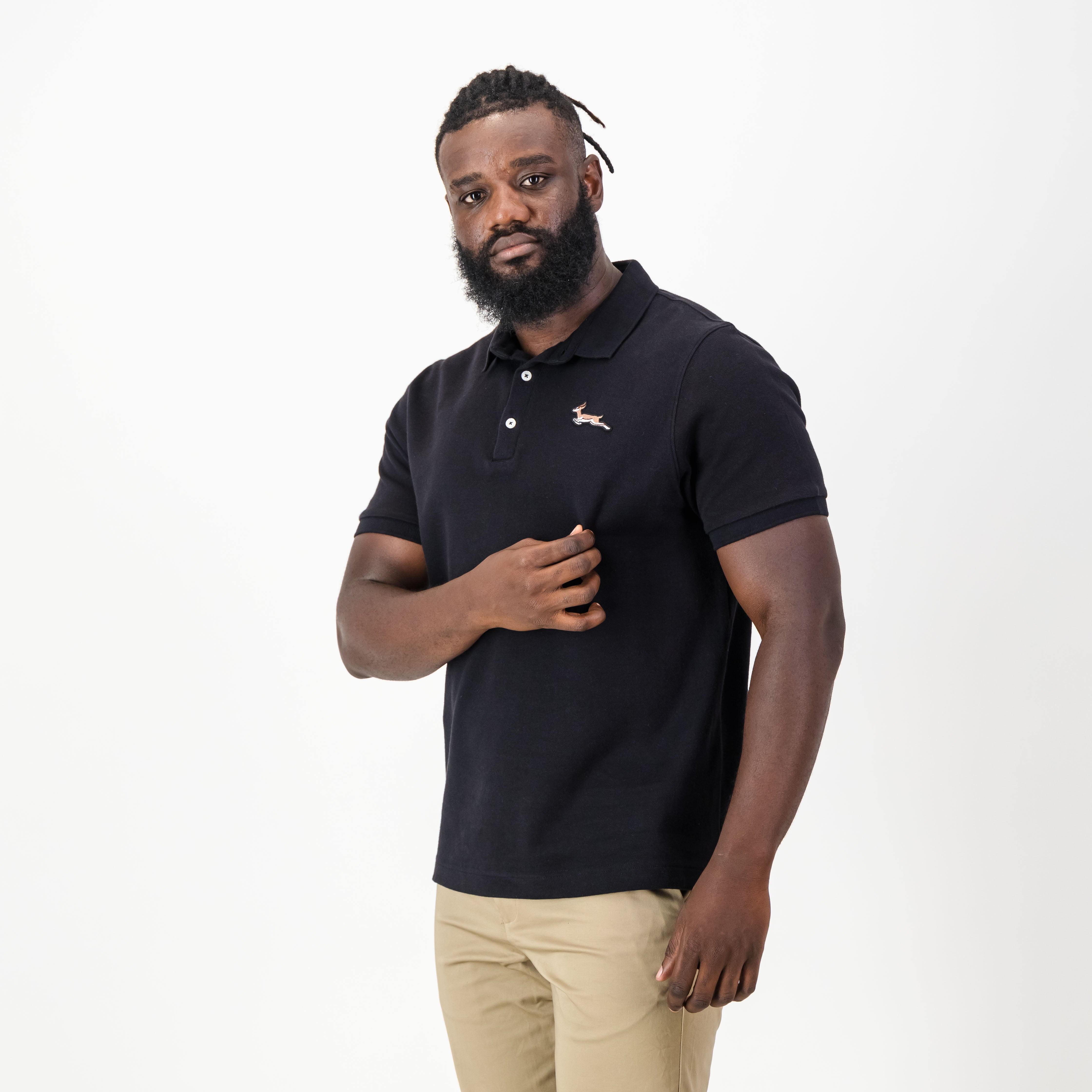 Springbok Classic Polo-Black