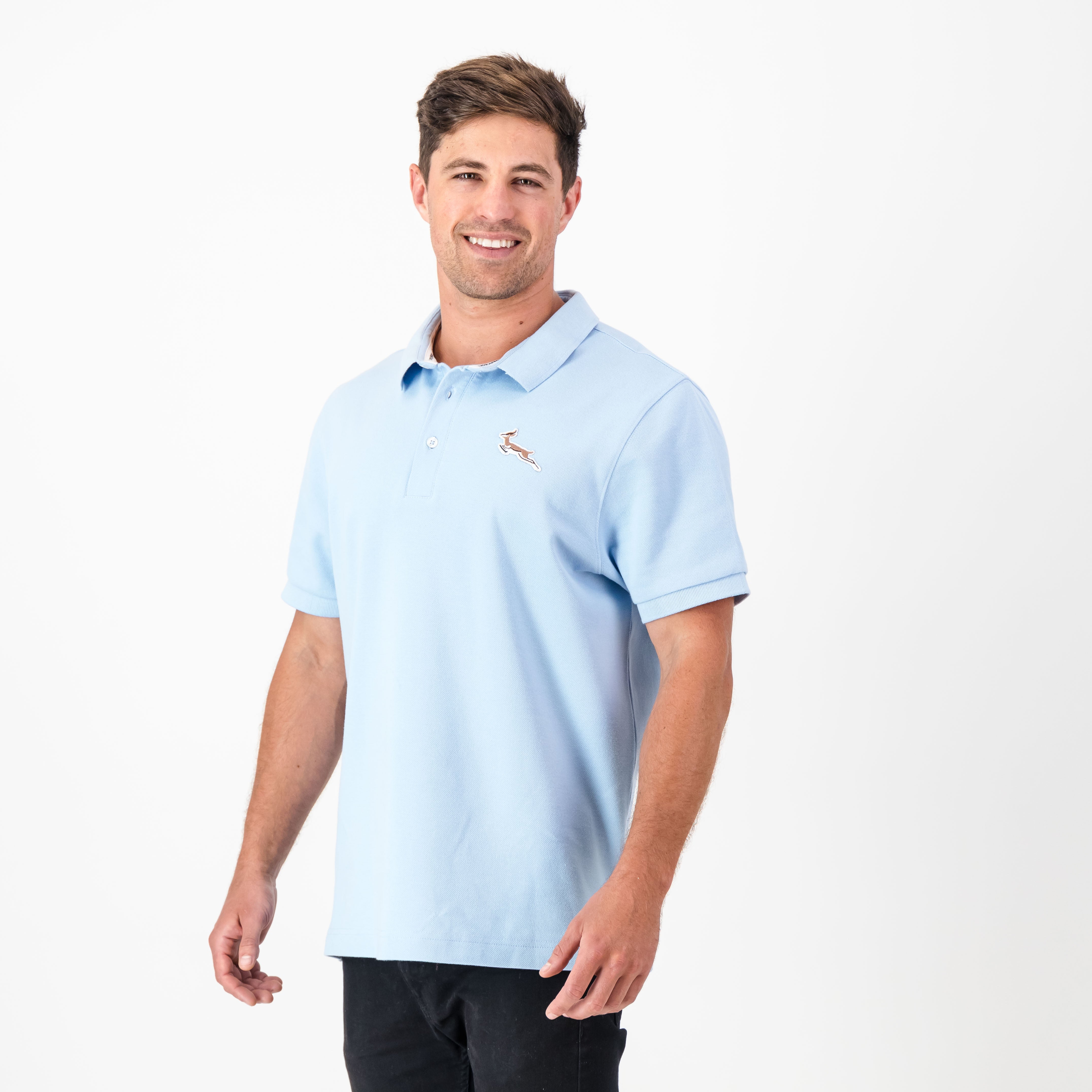 Springbok Classic Polo-Old Money Blue