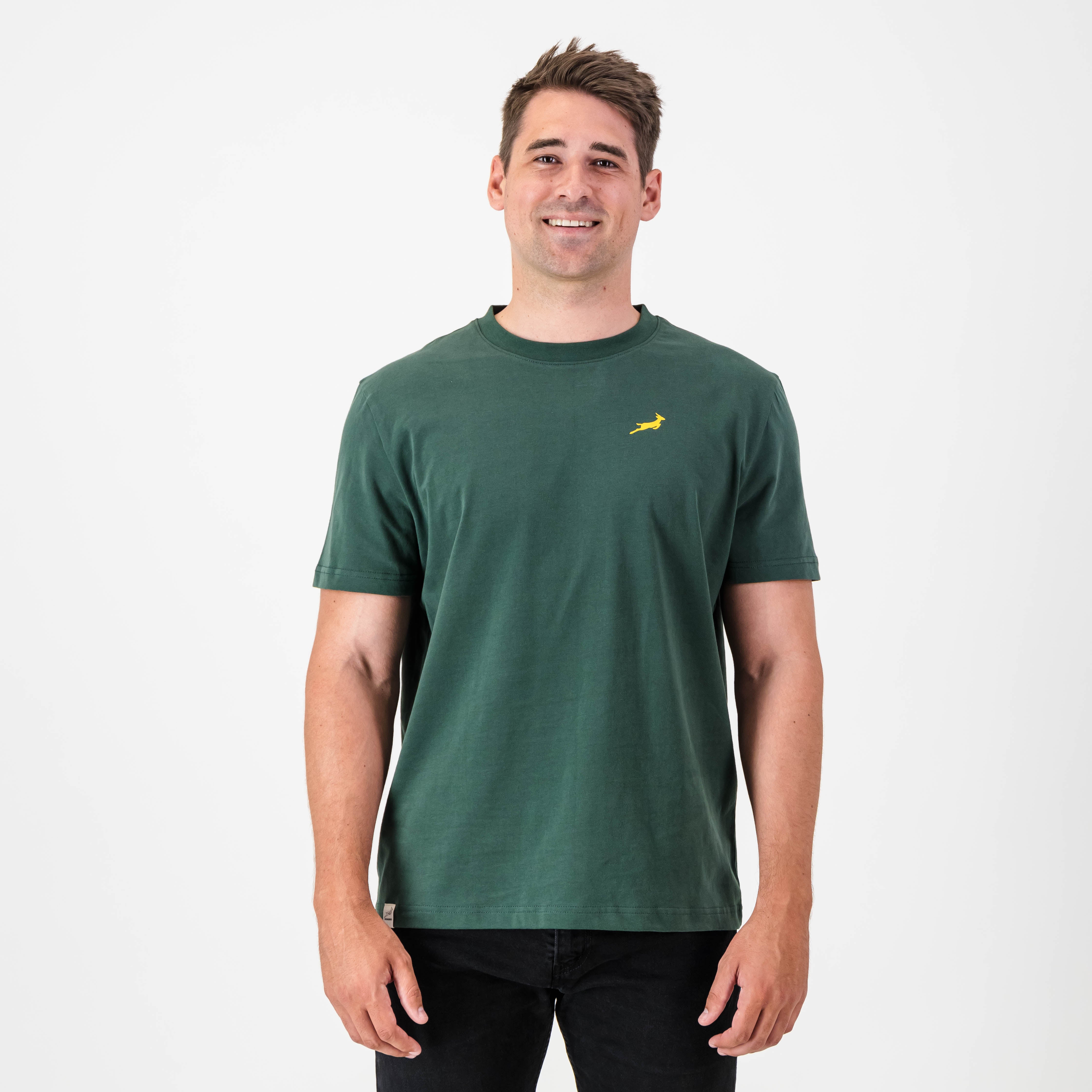 Classic Springbok Crew Tee OS Green