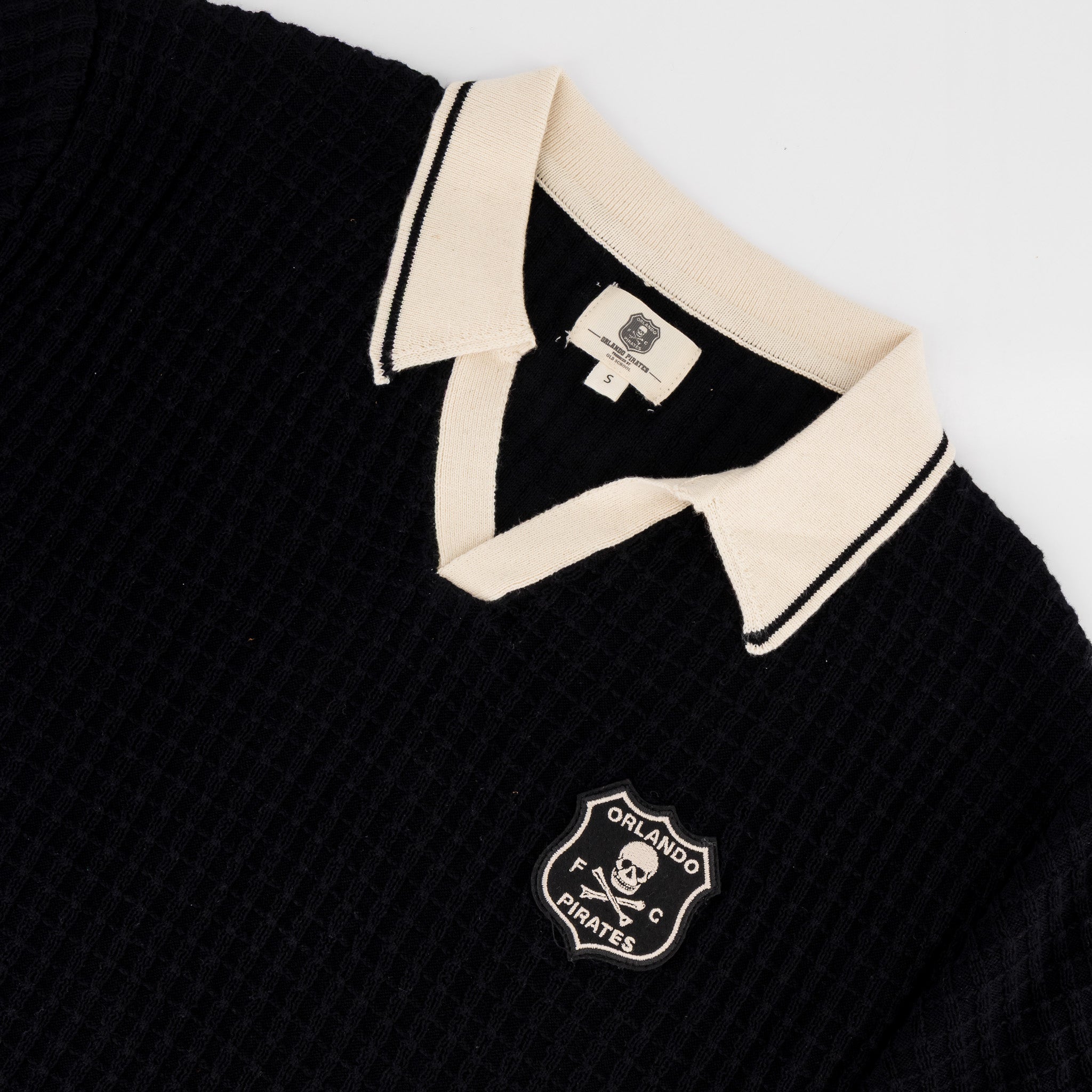 Orlando Pirates Basket Weave SS Knit Jersey-Black