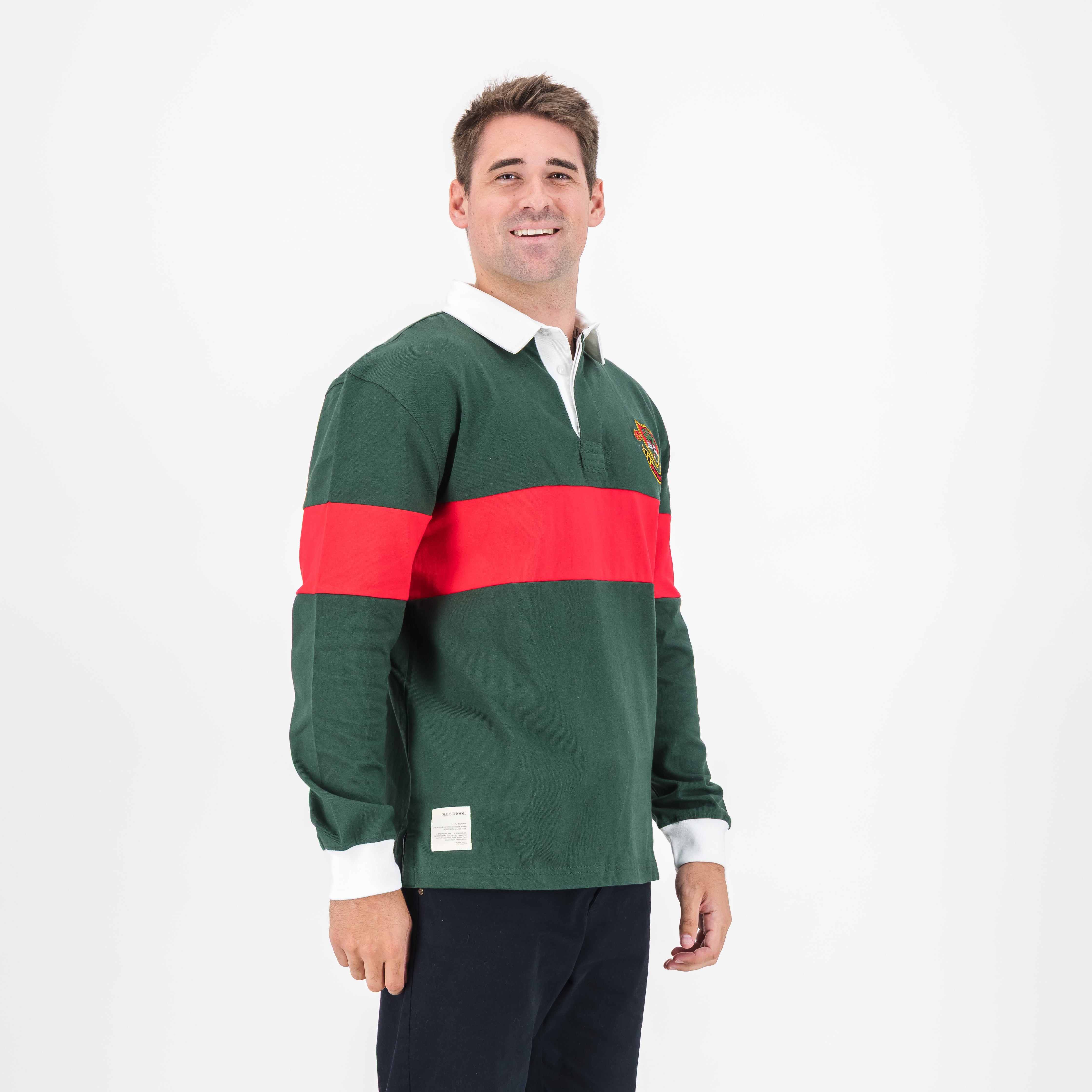 Schools Old Prunitions LS Rugby Jersey-OS Green