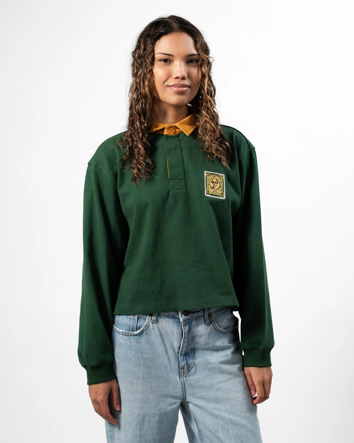 SA Supporters Ladies LS Boxy Signature Rugby Jersey