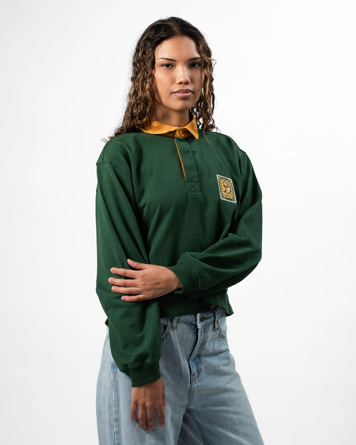 SA Supporters Ladies LS Boxy Signature Rugby Jersey