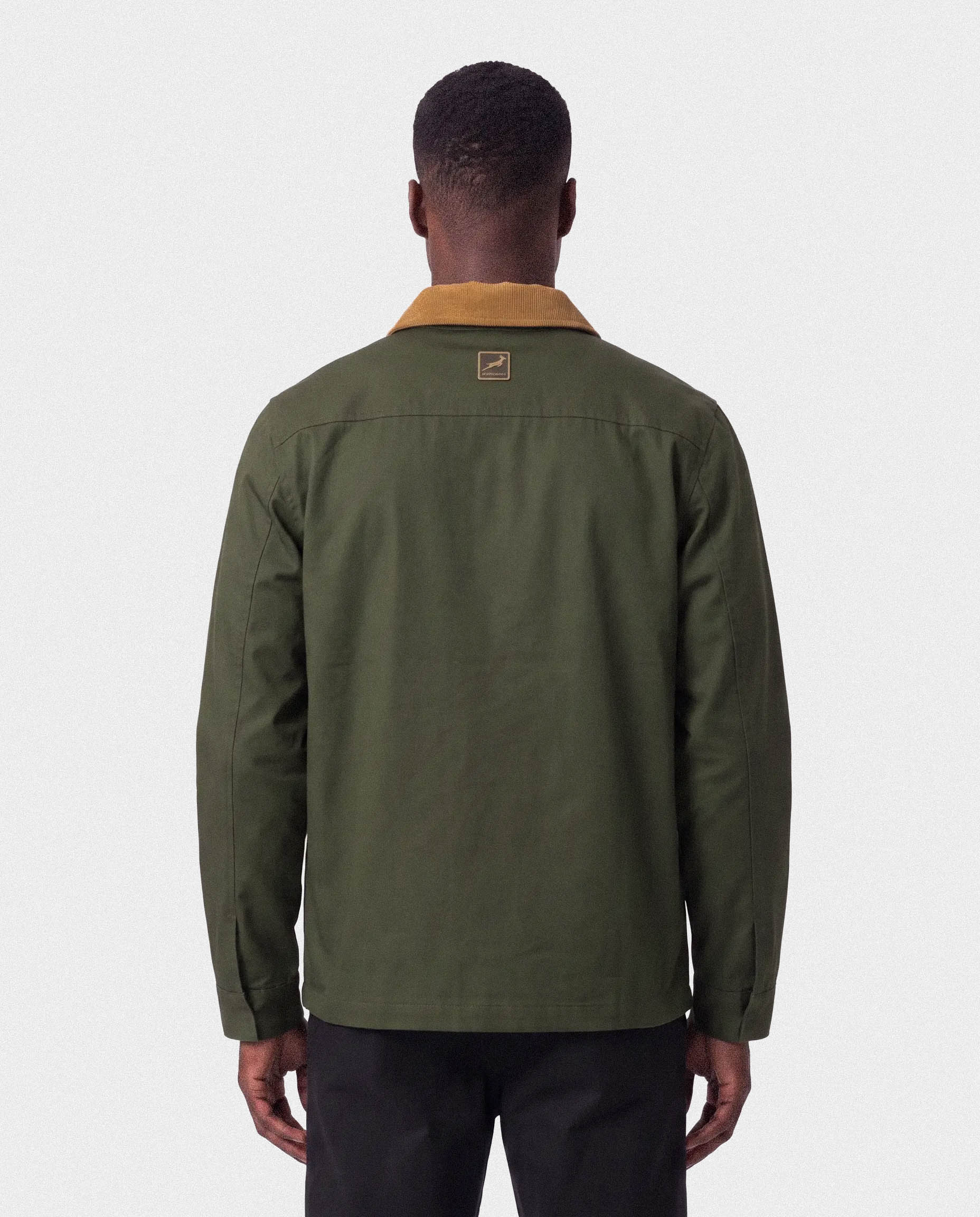 Springboks Field Shacket-Military Olive