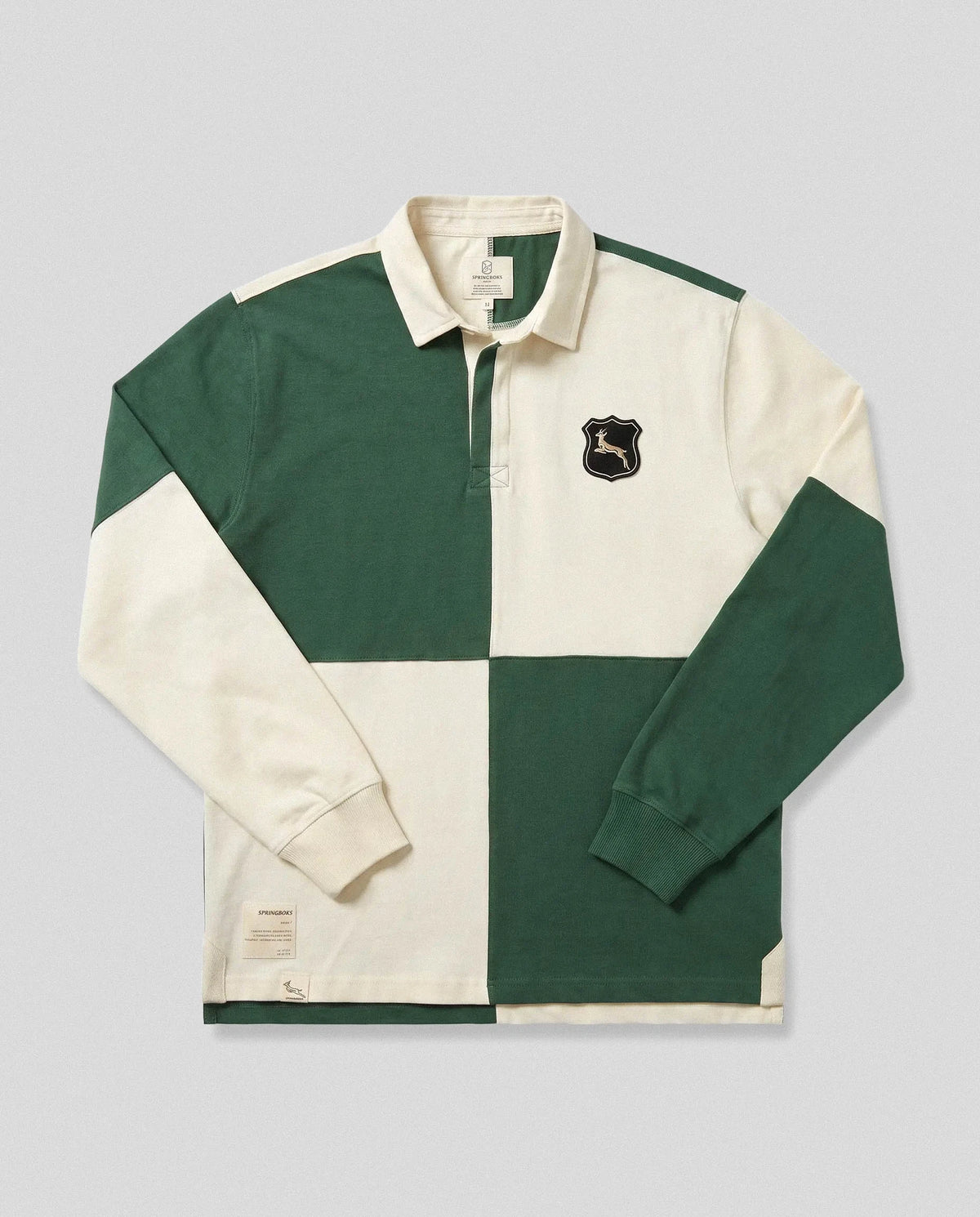Springboks Colour Block LS Retro Rugby Jersey