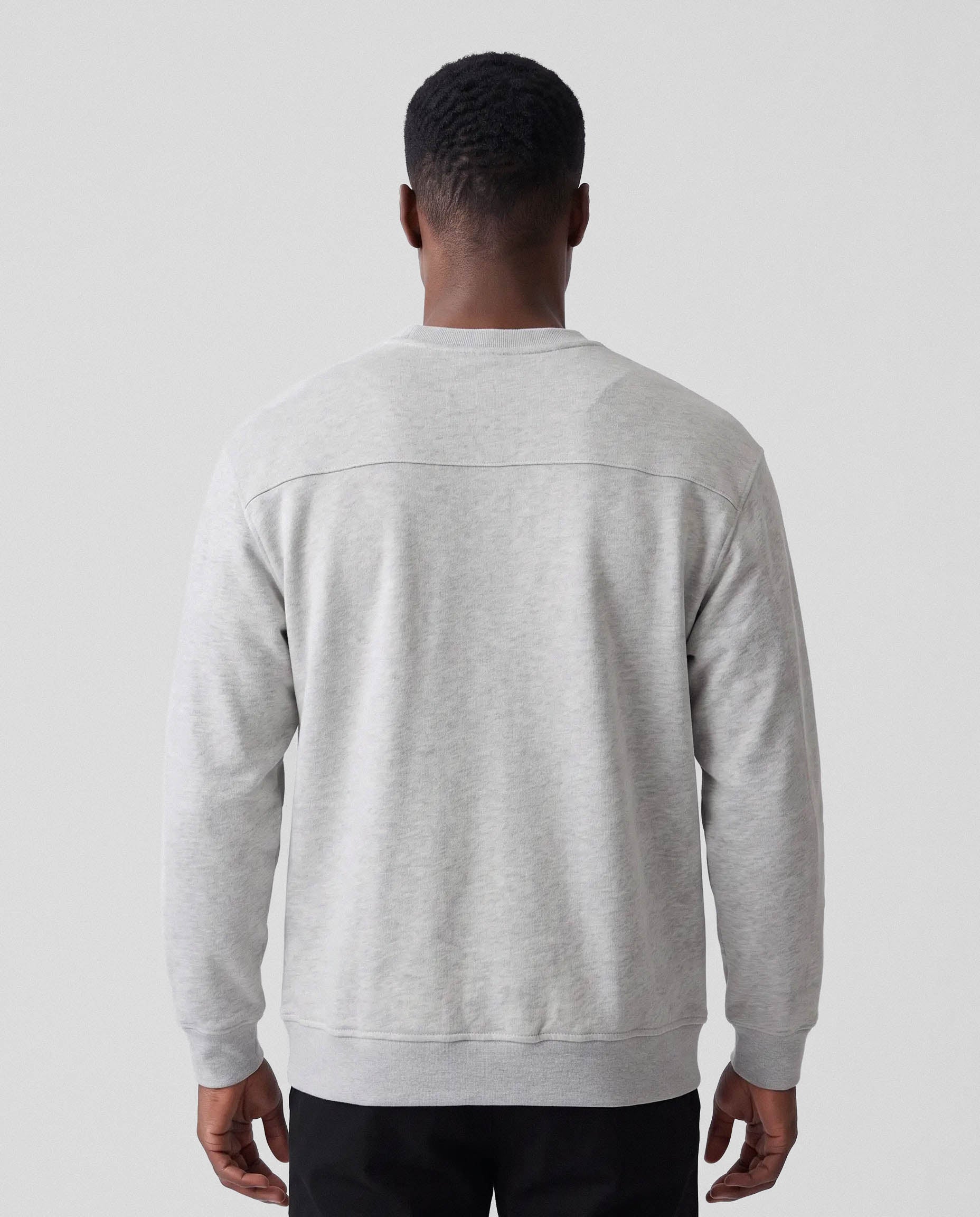 Springboks 95 Piped Crew Sweat Grey Melange