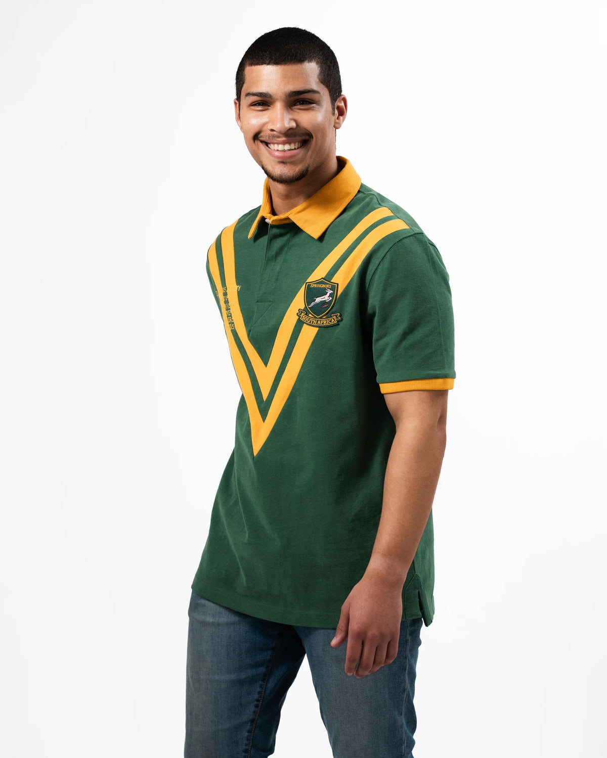 Springboks V Heritage SS Polo Green