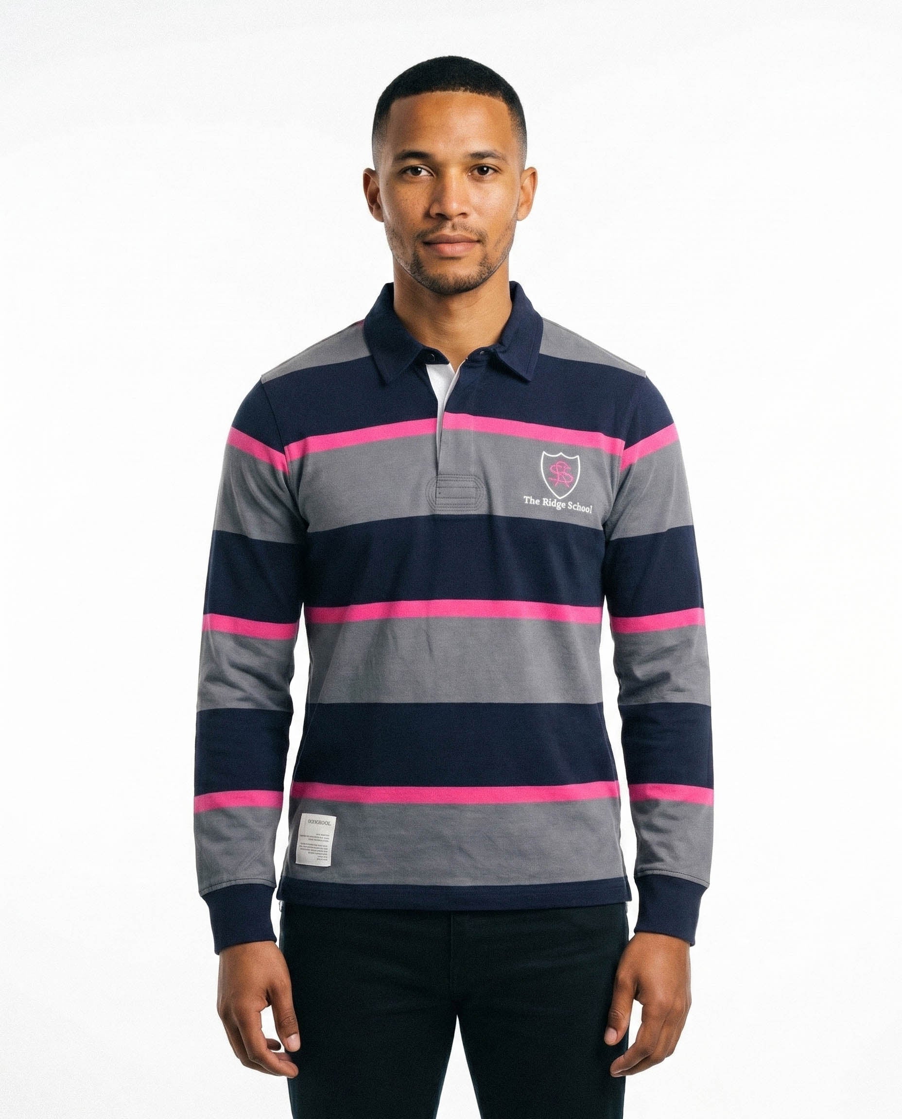 Schools The Ridge YD LS Rugby Jersey - Navy