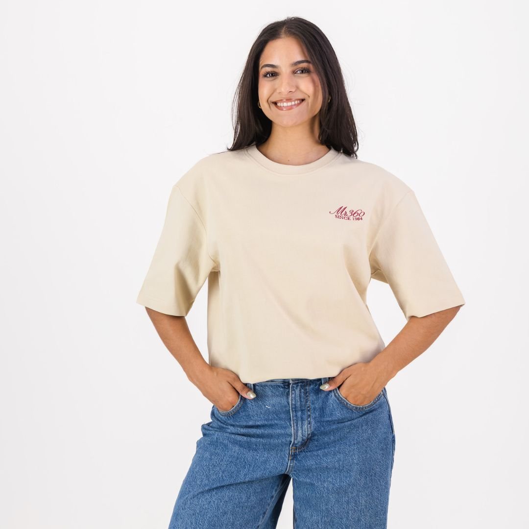 AB de Villiers 360 Back Graphic Boxy T-Shirt - Old School