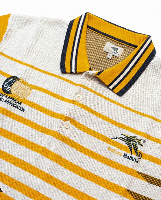 Bafana Bafana 96 Heritage Long Sleeve Knit Gold - Old School