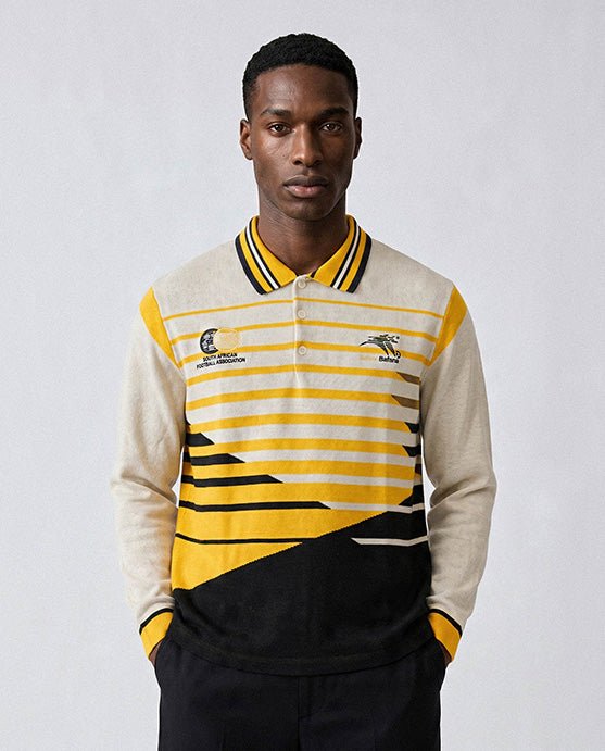 Bafana Bafana 96 Heritage Long Sleeve Knit Gold - Old School