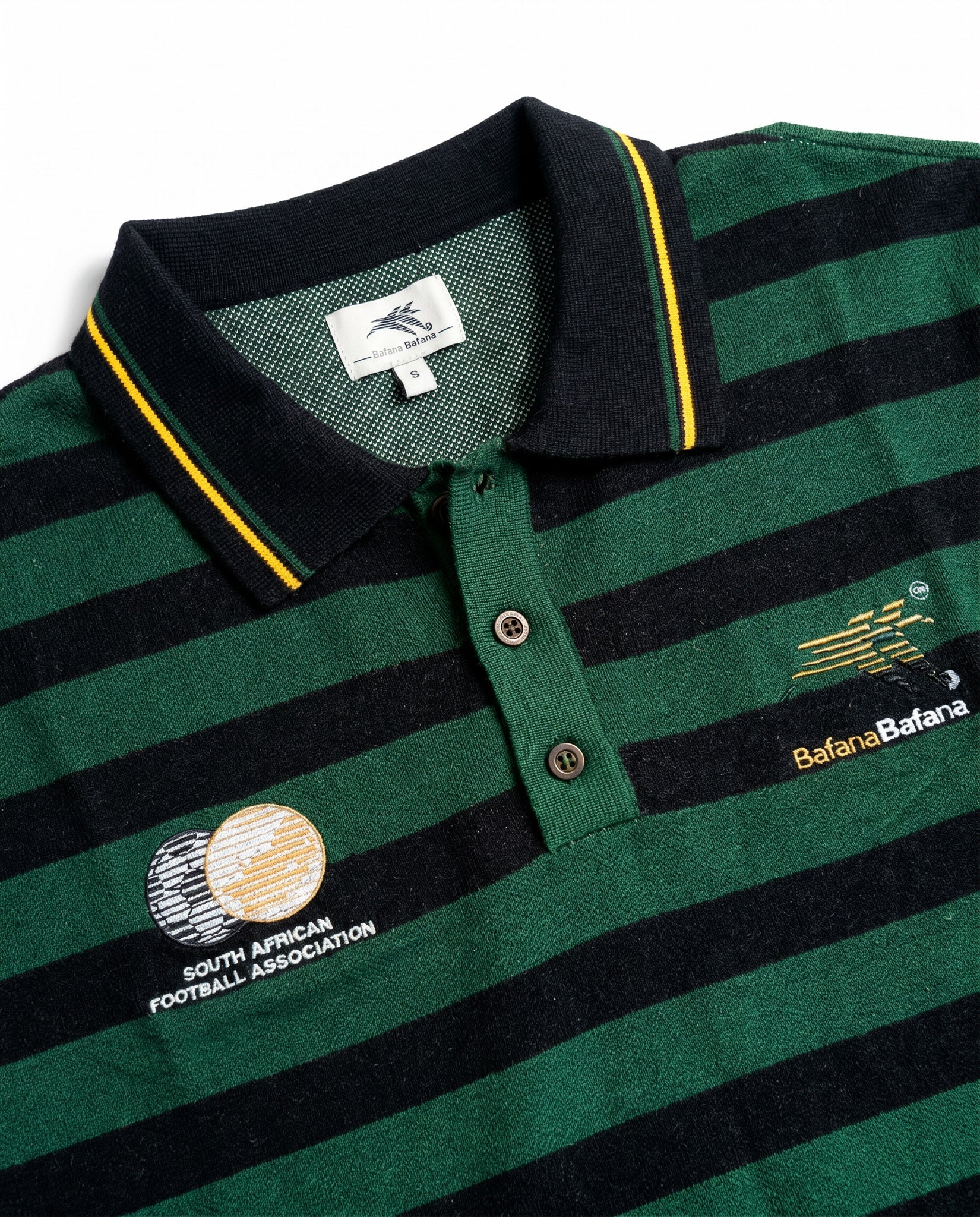 Bafana Bafana 96 Heritage Short Sleeve Knit Green - Old School