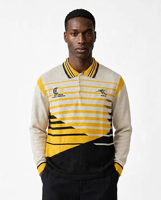 Bafana Bafana 96 Heritage Long Sleeve Knit Gold