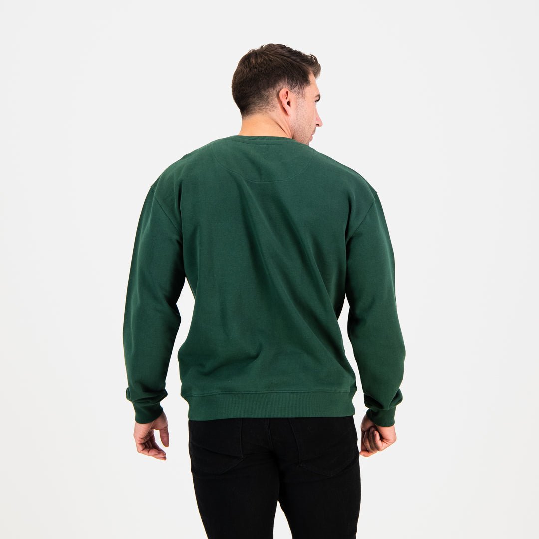 Crew Neck - Green - Old School