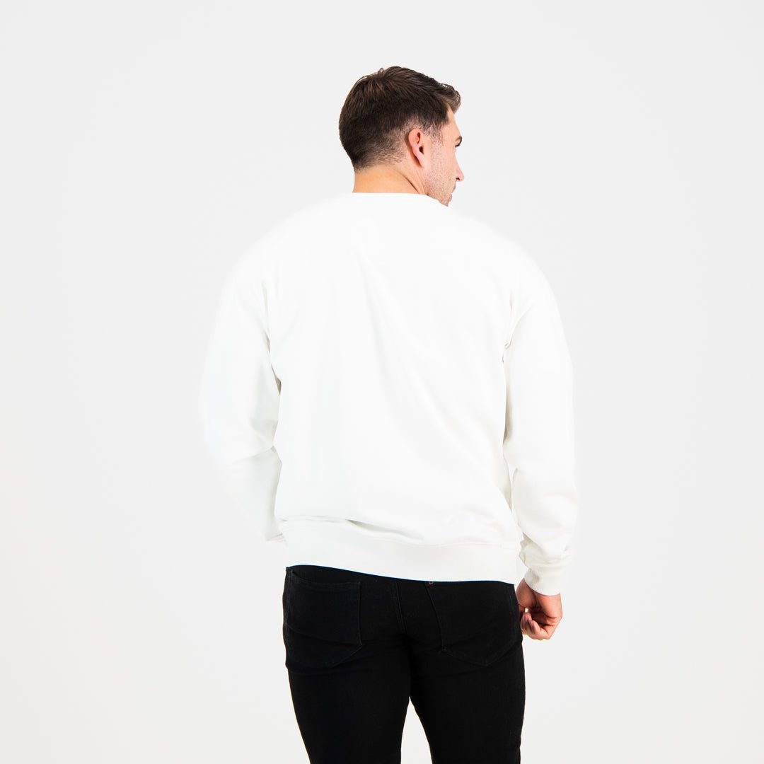 Crew Neck - Off White - Old School