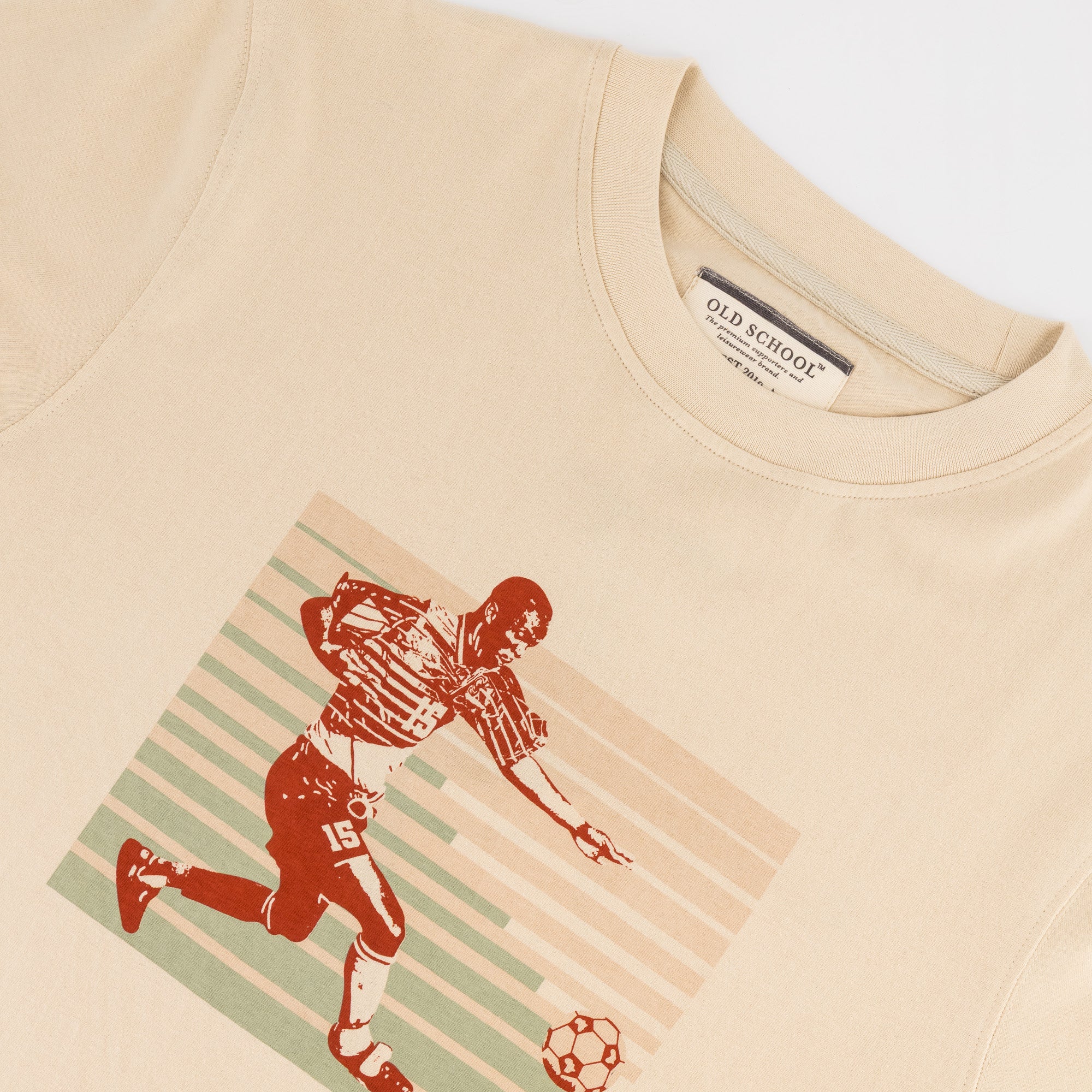 Doctor Khumalo 15 Regular Crew Tee - Ivory - Old School