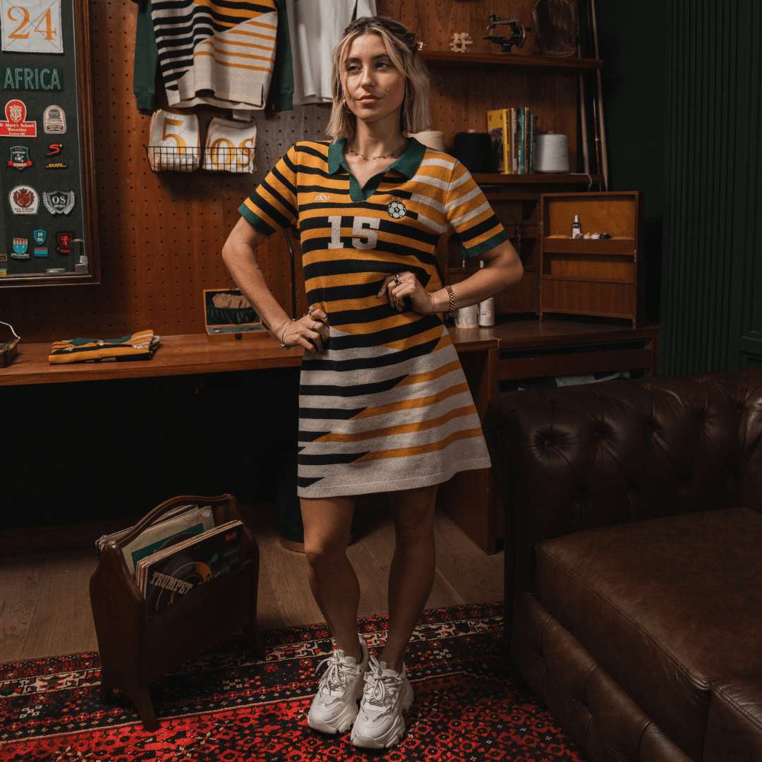 Doctor Khumalo Knit Dress - Ivory - Old School