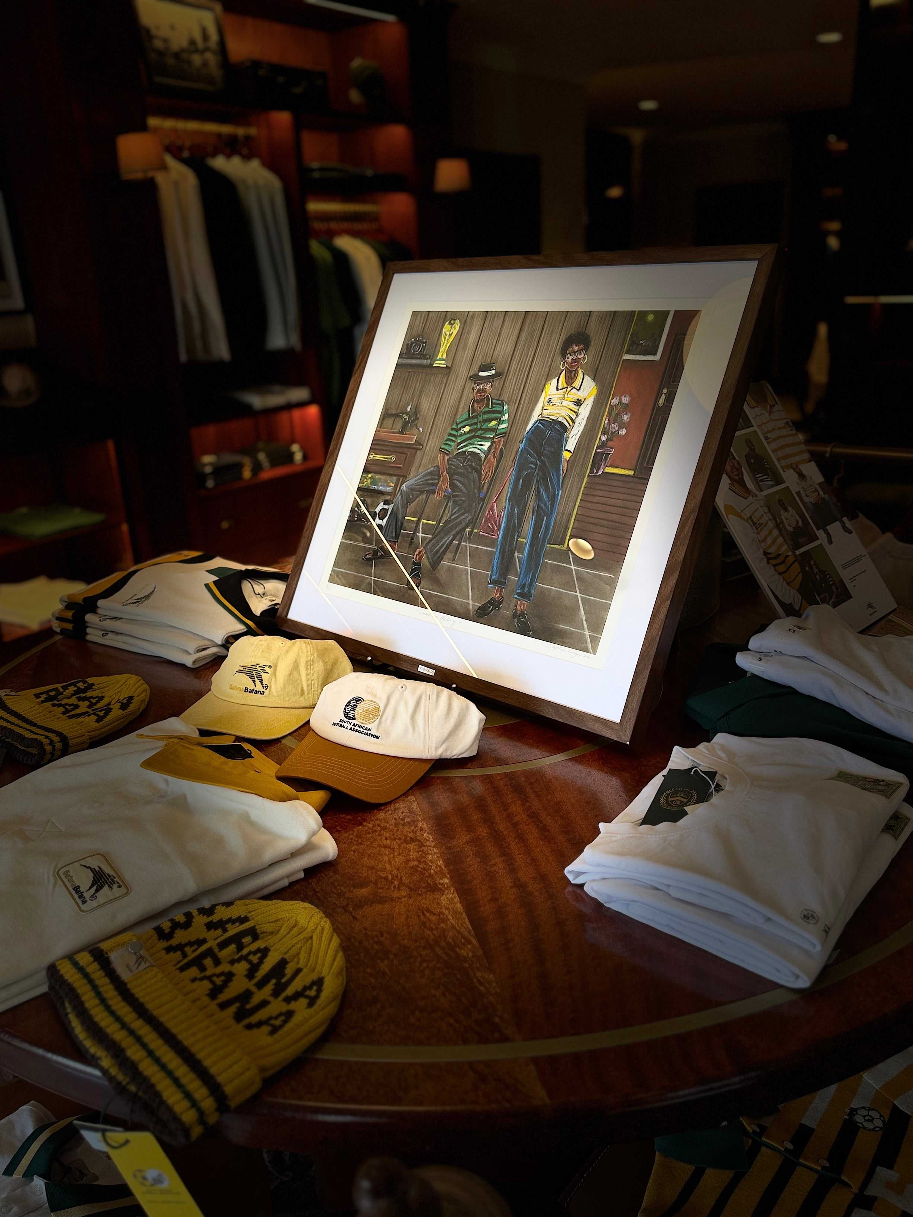 Stephen Langa x Old School: Bafana Bafana Heritage Print