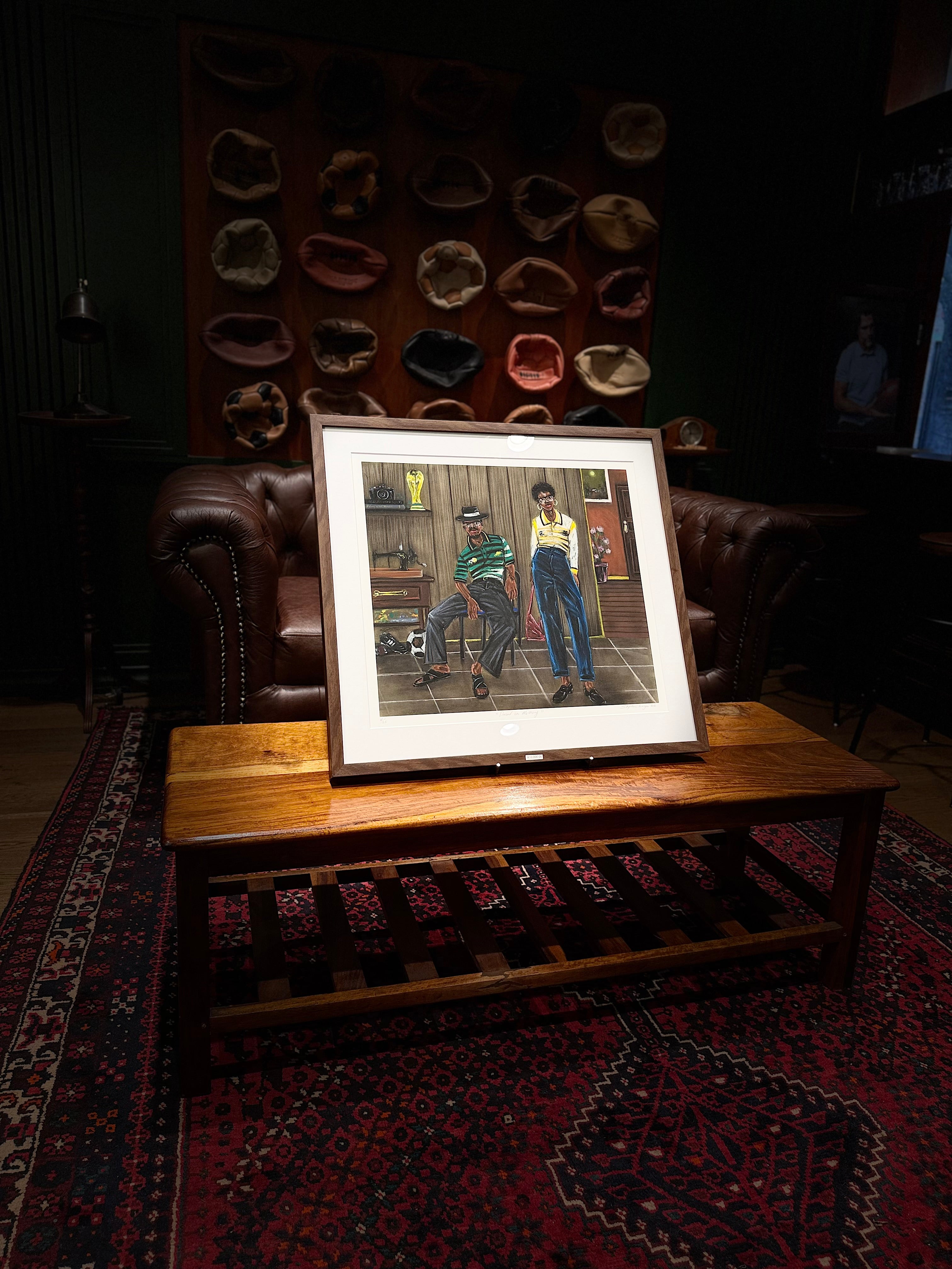 Stephen Langa x Old School: Bafana Bafana Heritage Print