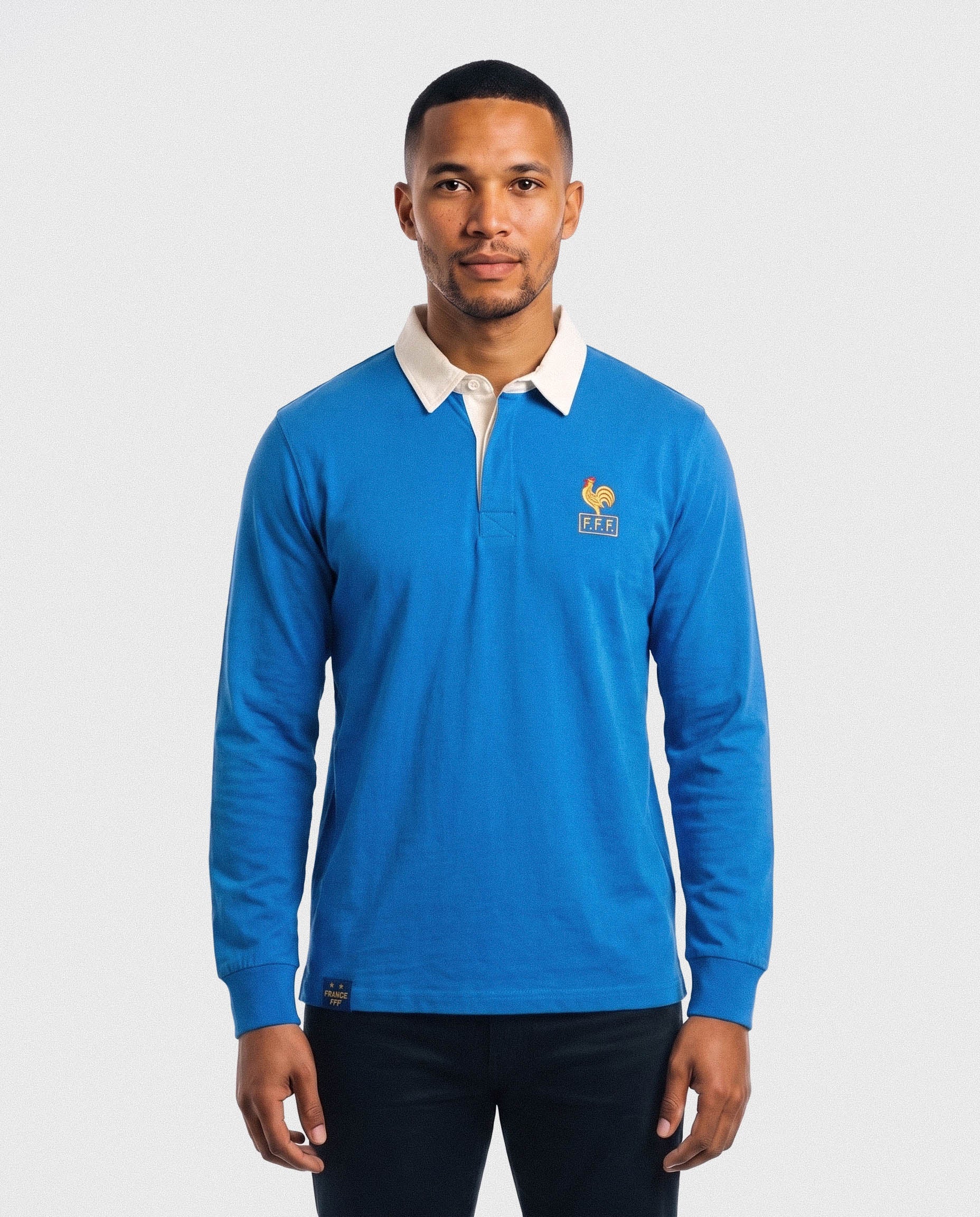 France Football LS Football Jersey Blue