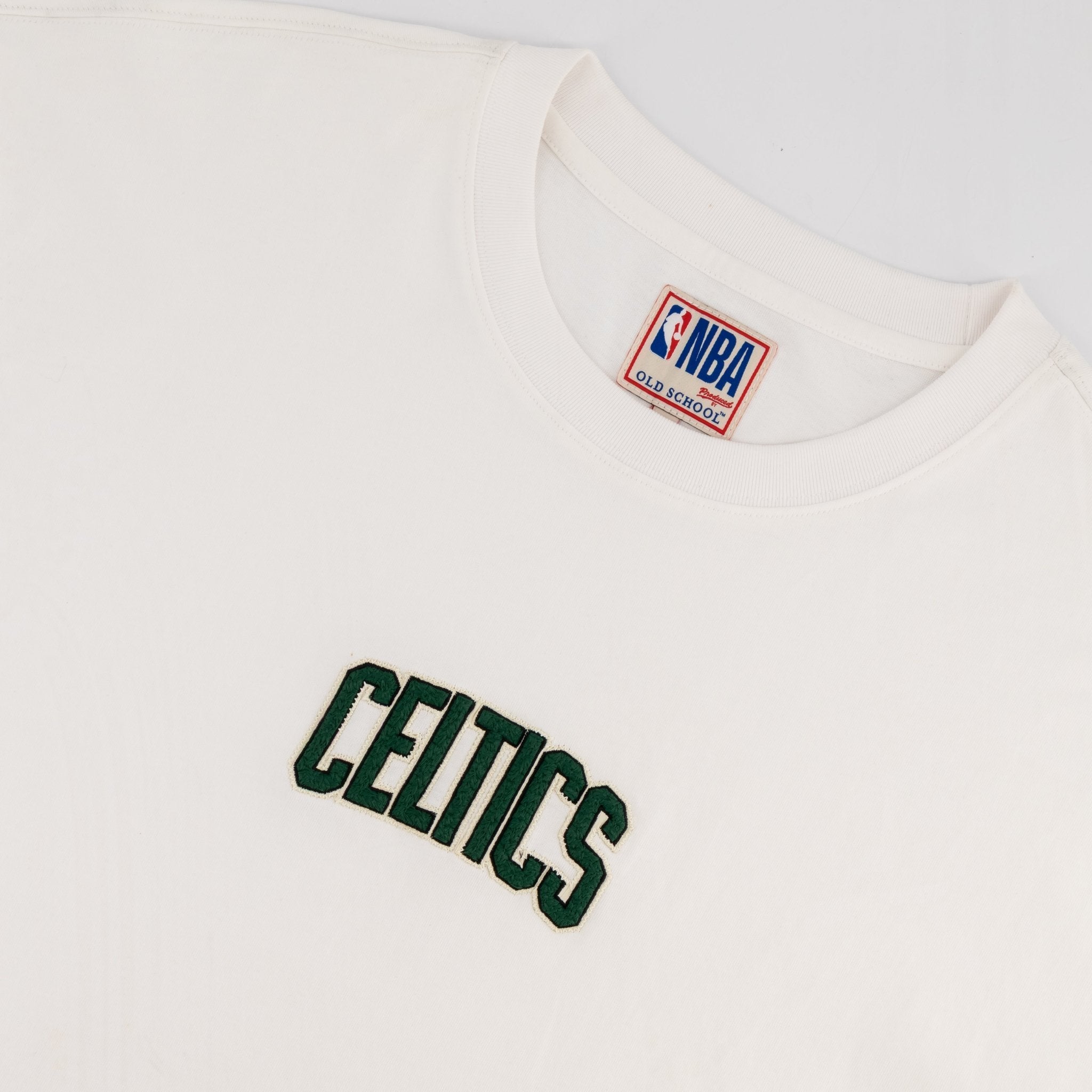 NBA Boston Celtics Boxy Tee-White – Old School