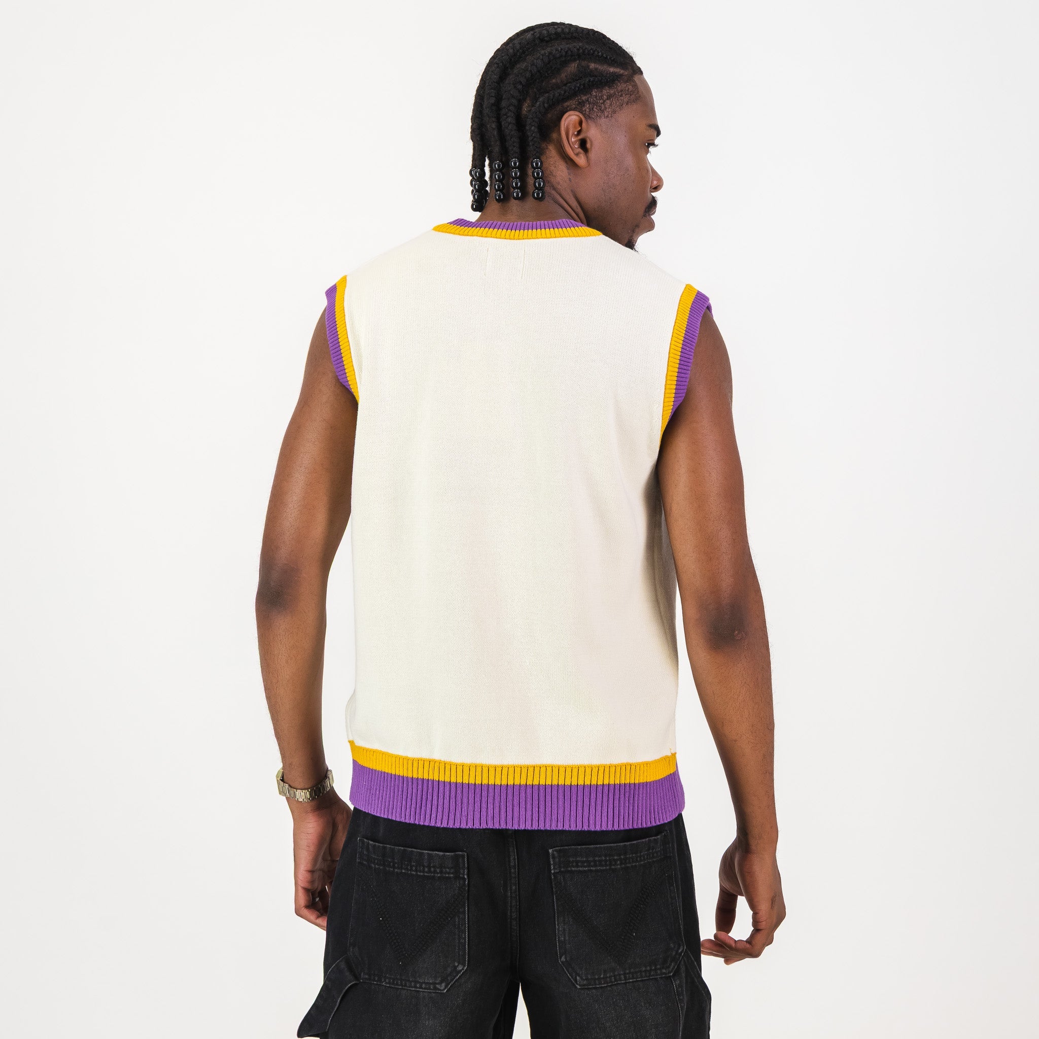 NBA LA Lakers Knitwear Vest - Old School
