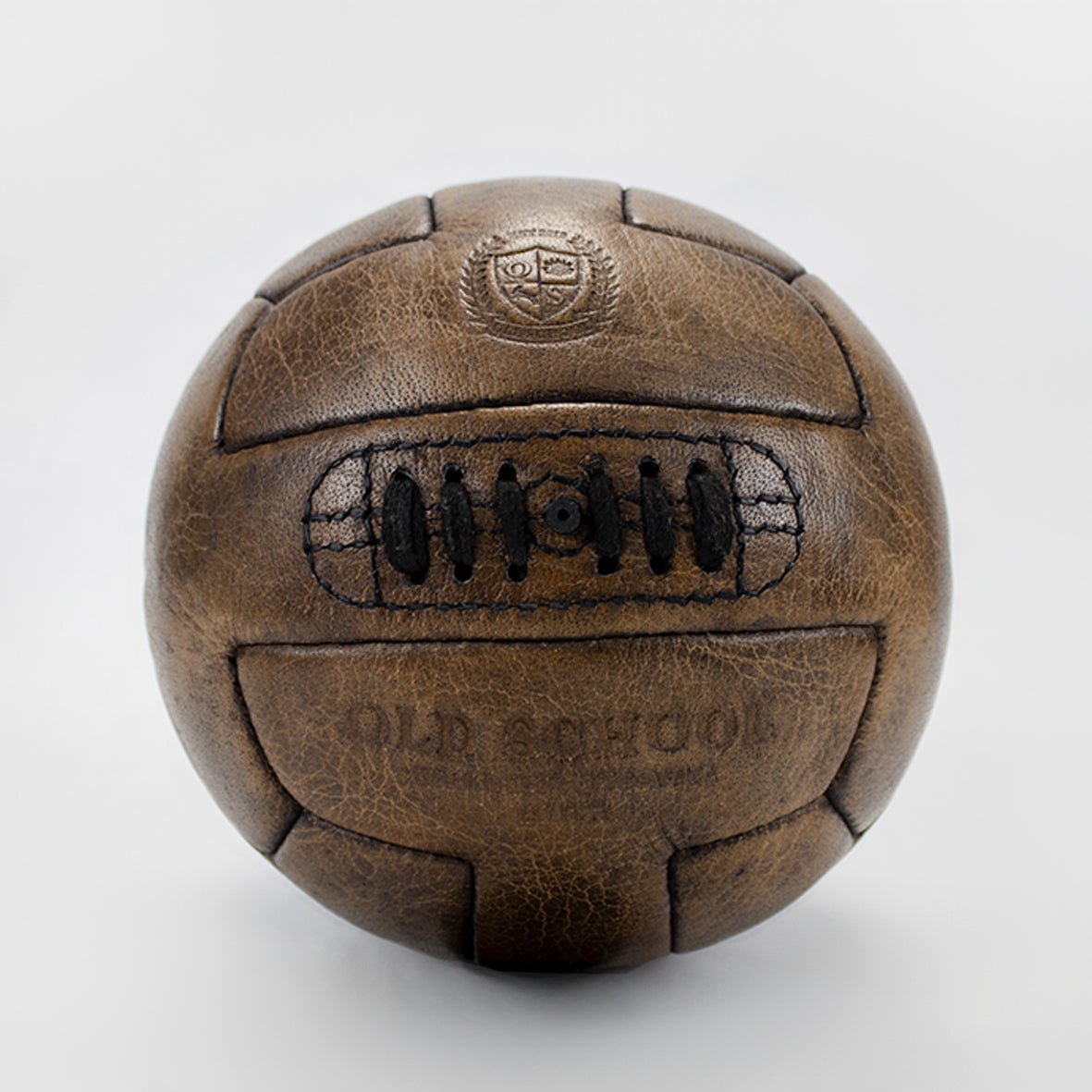 Old School Dark Brown Soccer Ball - Old School