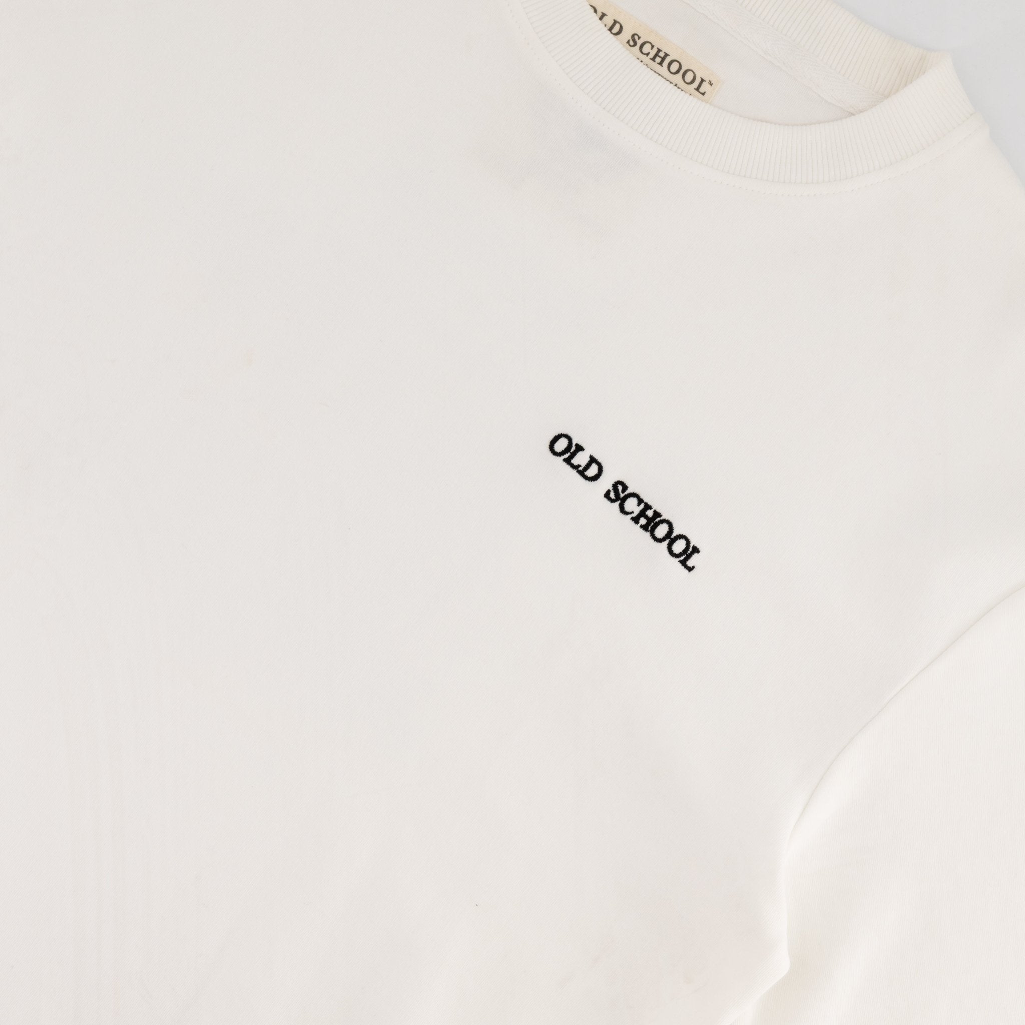 Old School Leisure Clubhouse Boxy Tee White - Old School