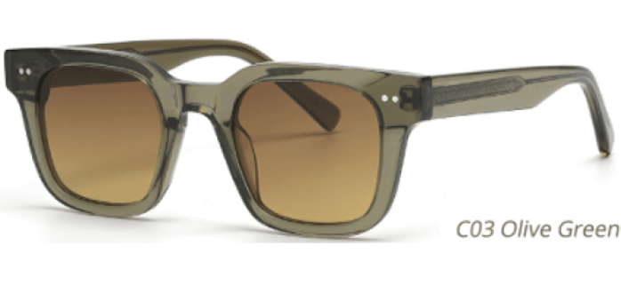 Old School Leisure Field Acetate Sunglasses – Olive - Old School