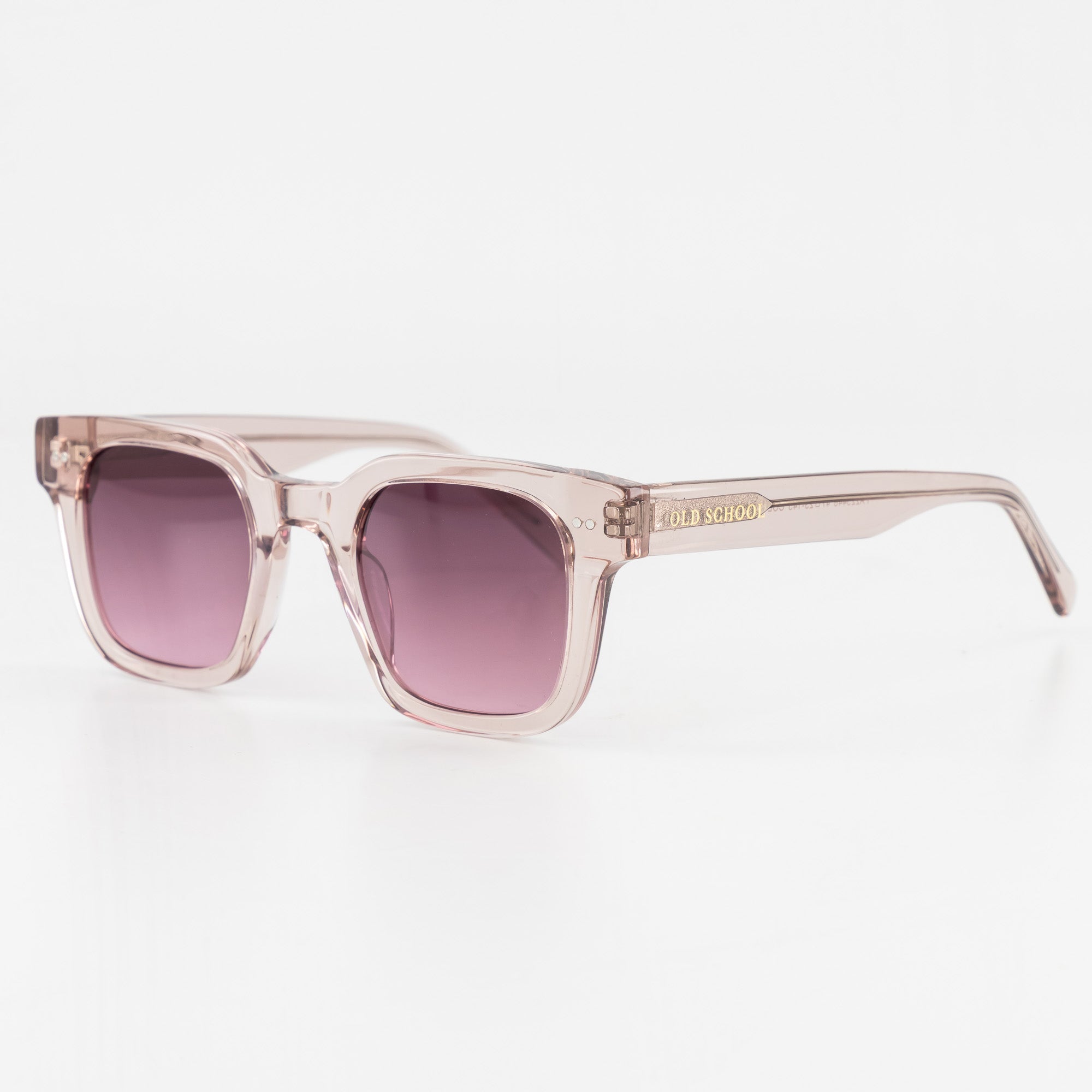Old School Leisure Studio Acetate Sunglasses – Blush - Old School