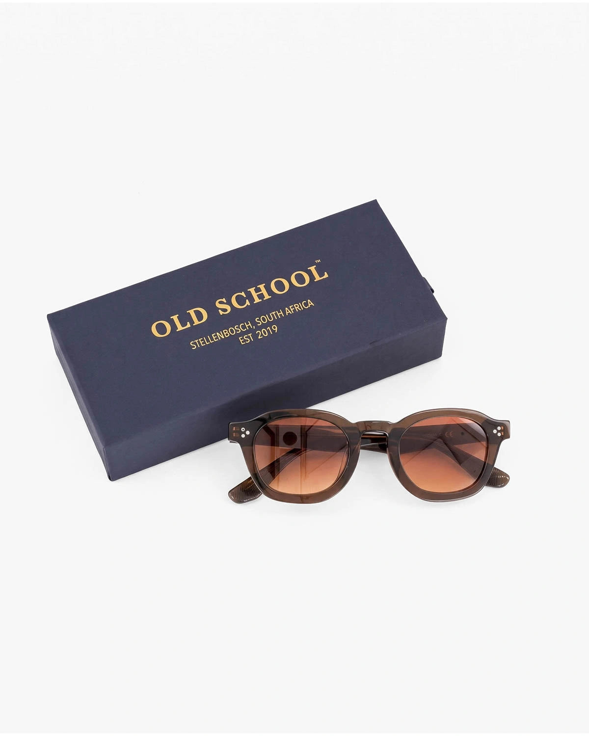 Old School Leisure Heritage Acetate Sunglasses – Tobacco Brown