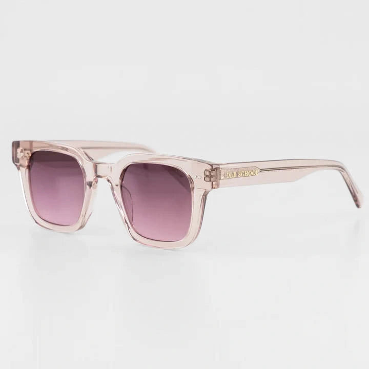 Old School Leisure Studio Acetate Sunglasses – Blush