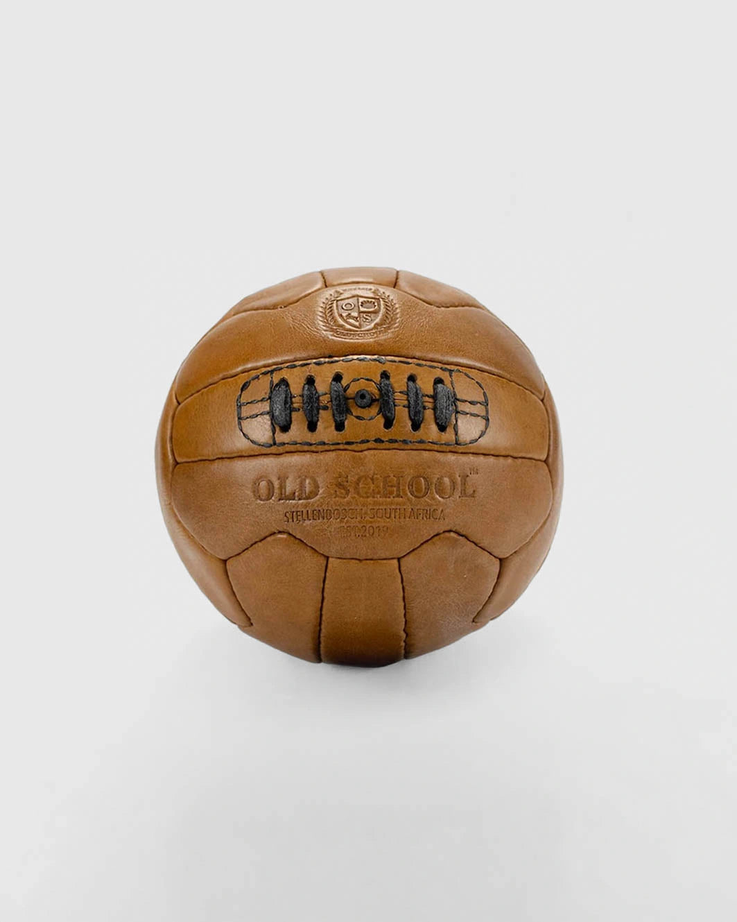 Old School Light Brown Soccer Ball
