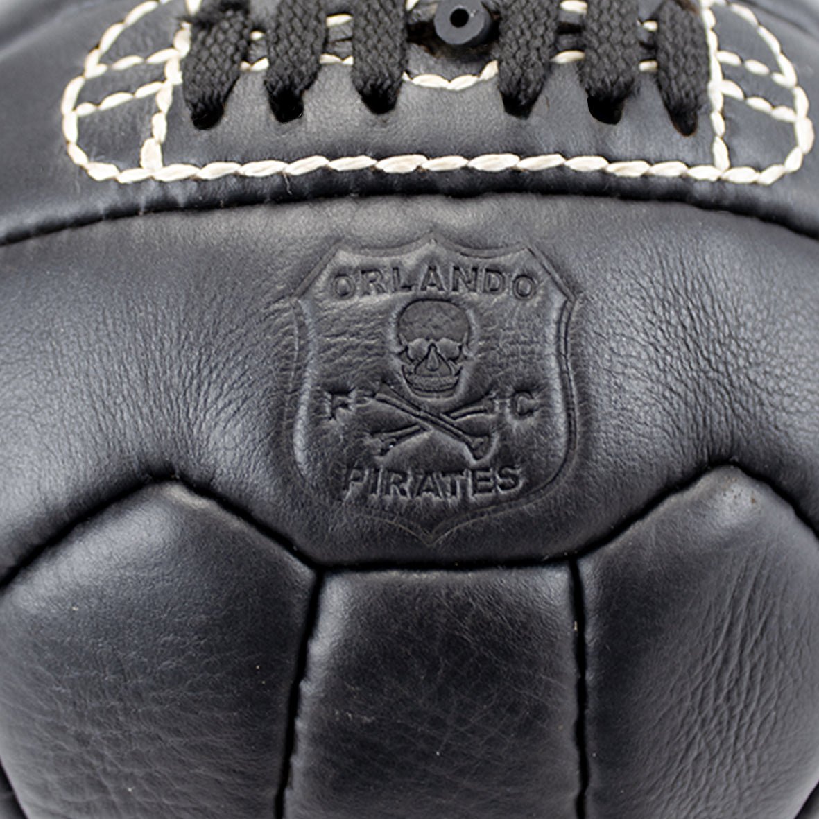 Orlando Pirates Genuine Leather Soccer Ball - Old School